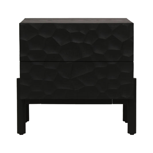 Moes Home Nightstands MISAKI Black Contemporary Furniture