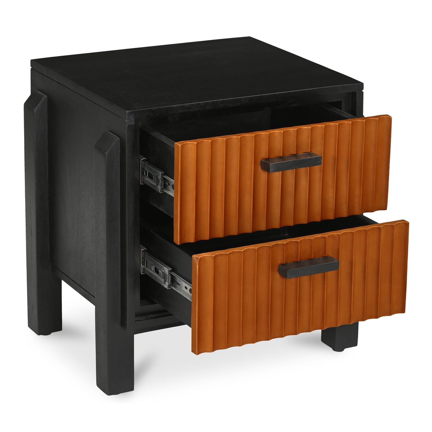 Moes Home Nightstands HAYDEN Brown Mid-Century Modern Furniture