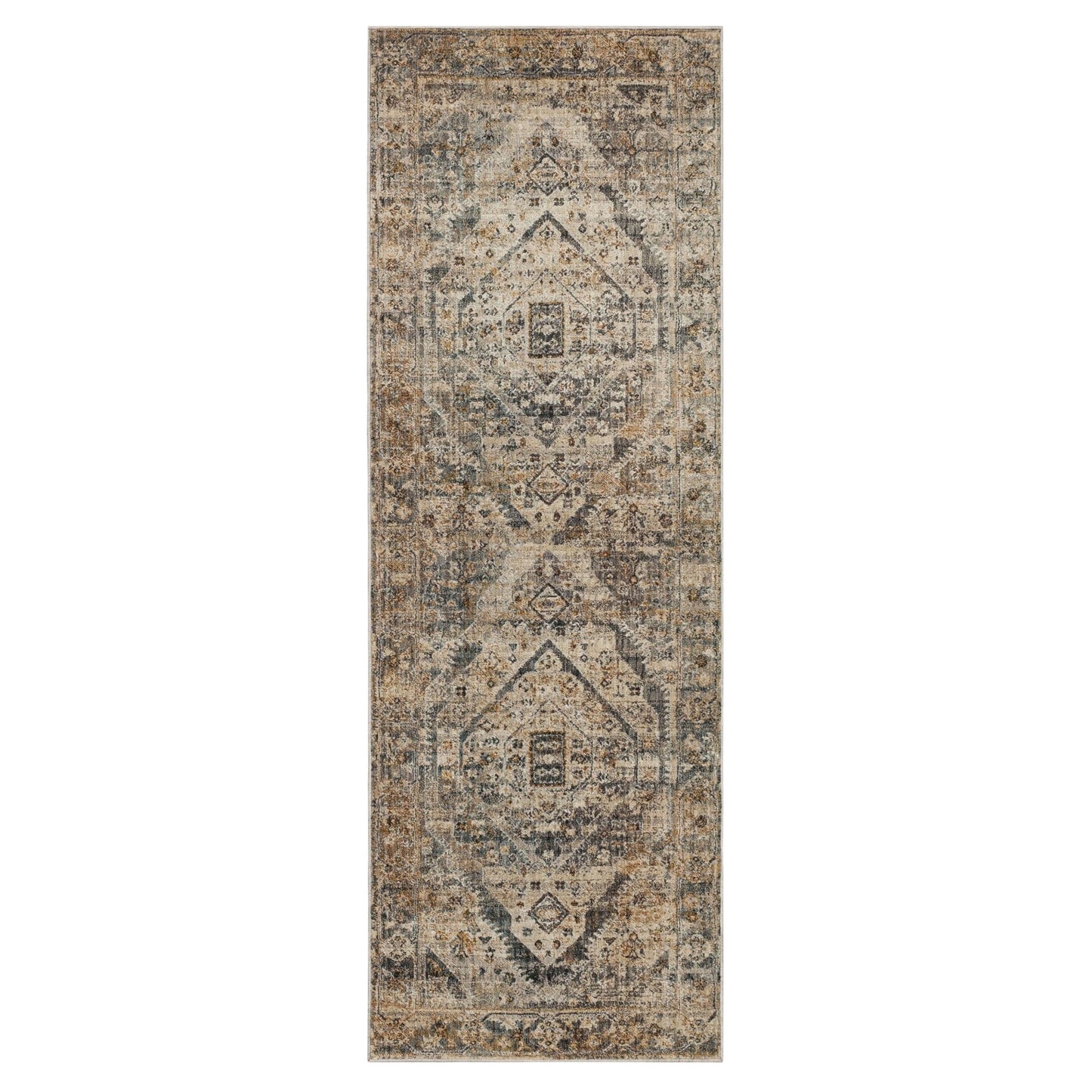 Karastan Echo R1057 Grey Traditional Machinemade Rug - Rugs - Karastan - Atlanta Designer Rugs