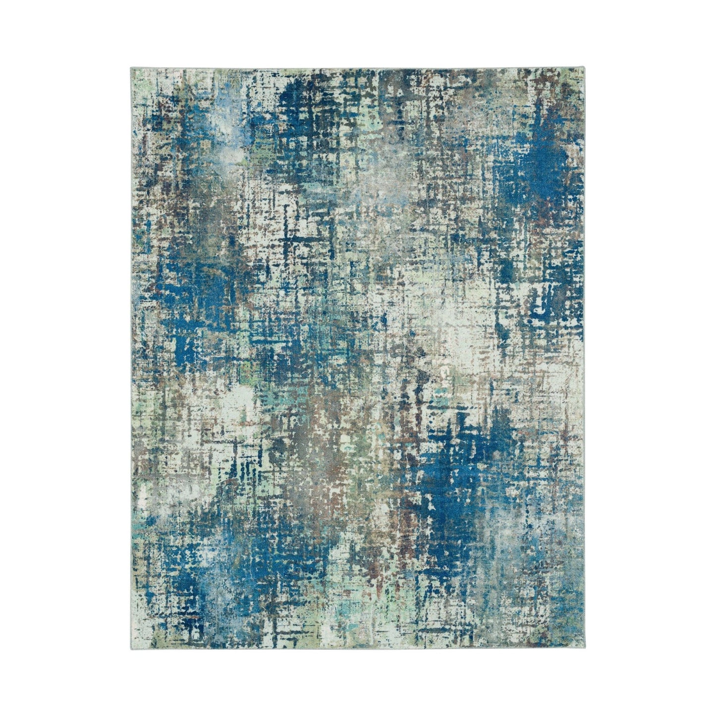 Karastan Kaleidoscope ZS016 Blue Machinemade Rug - Rugs - Karastan - Atlanta Designer Rugs