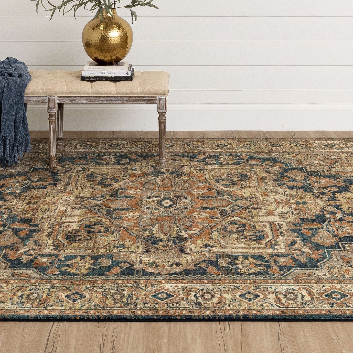 Karastan Estate 92302 Blue Traditional Machinemade Rug - Rugs - Karastan - Atlanta Designer Rugs