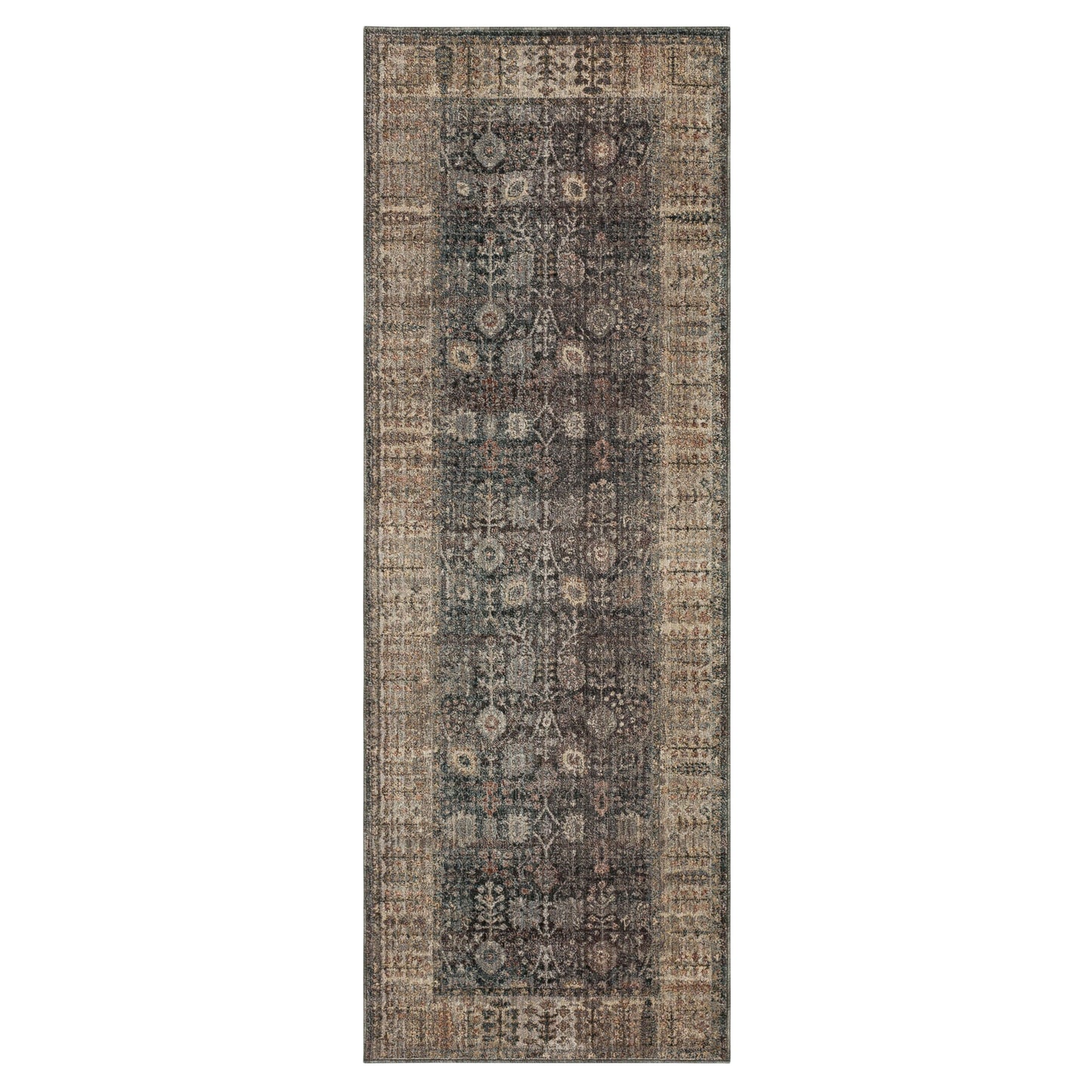 Karastan Echo R1059 Denim Traditional Machine Woven Rug