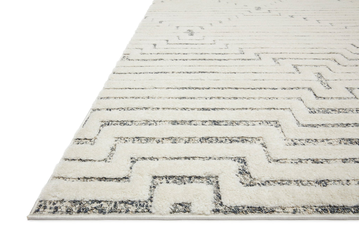 Loloi II Hagen HAG - 03 White Sky Contemporary Power Loomed Rug - Rugs - Loloi II - Atlanta Designer Rugs