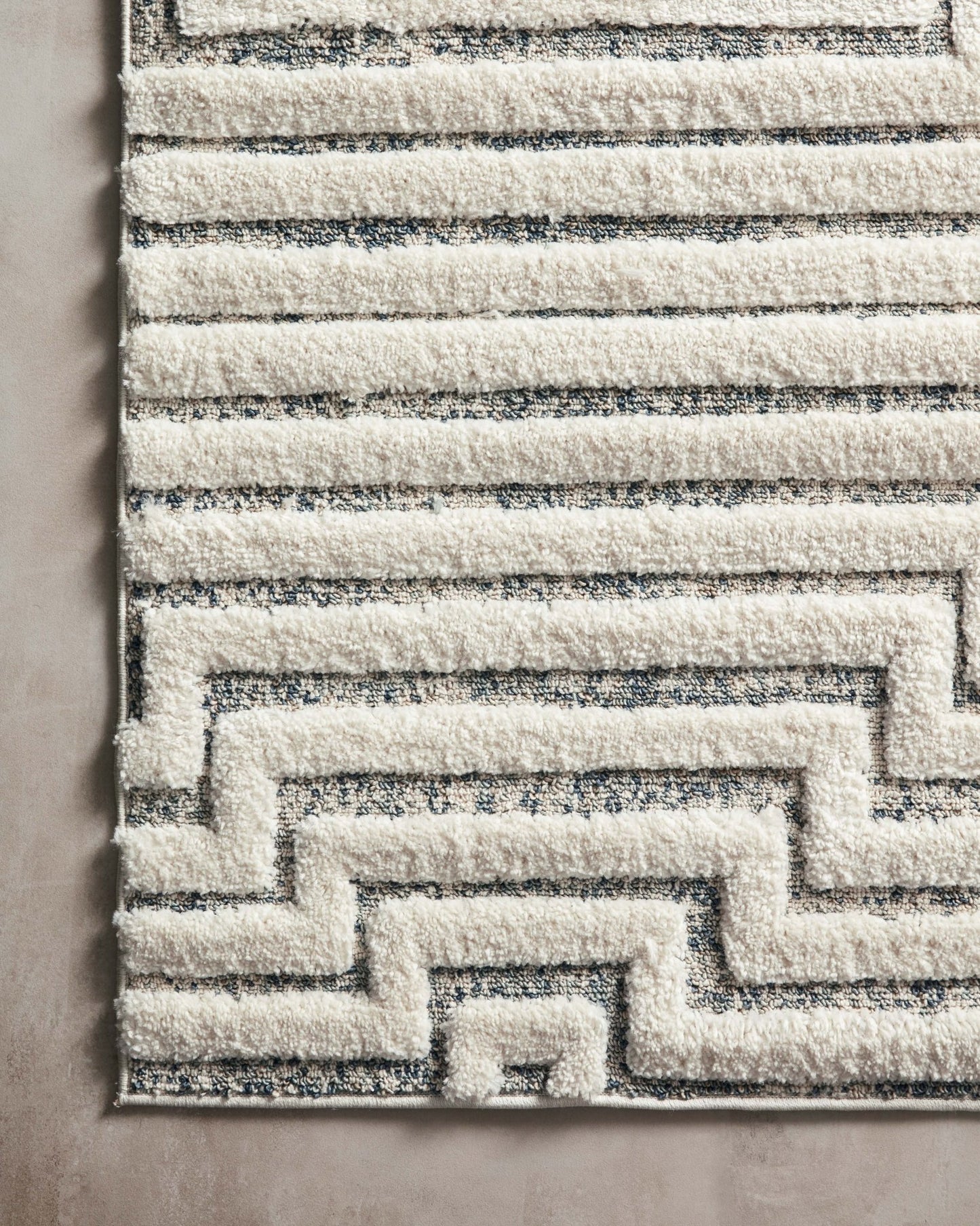 Loloi II Hagen HAG - 03 White Sky Contemporary Power Loomed Rug - Rugs - Loloi II - Atlanta Designer Rugs