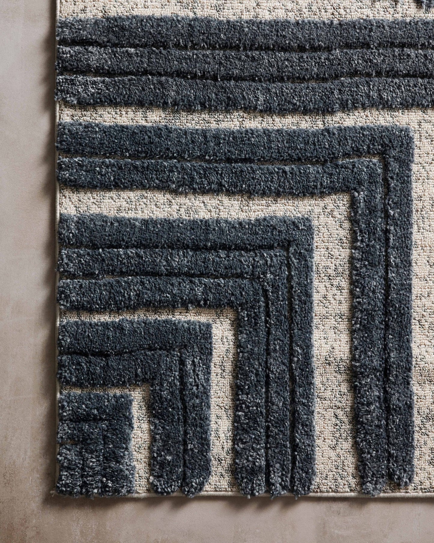 Loloi II Hagen HAG - 05 Blue White Contemporary Power Loomed Rug - Rugs - Loloi II - Atlanta Designer Rugs