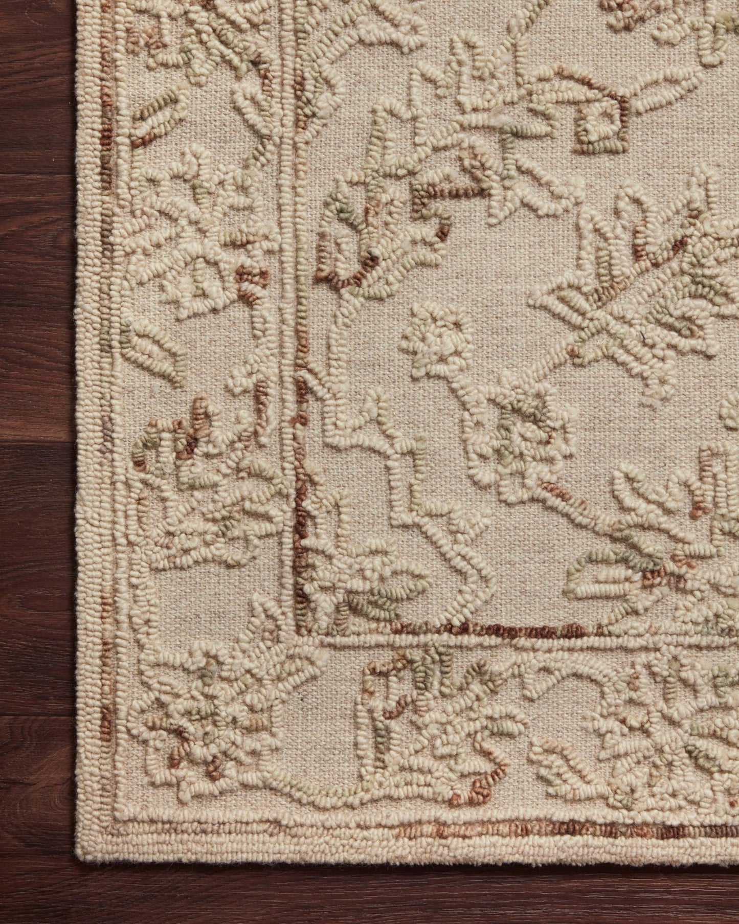 Loloi II Halle HAE - 02 Natural Sage Traditional Hooked Rug - Rugs - Loloi II - Atlanta Designer Rugs