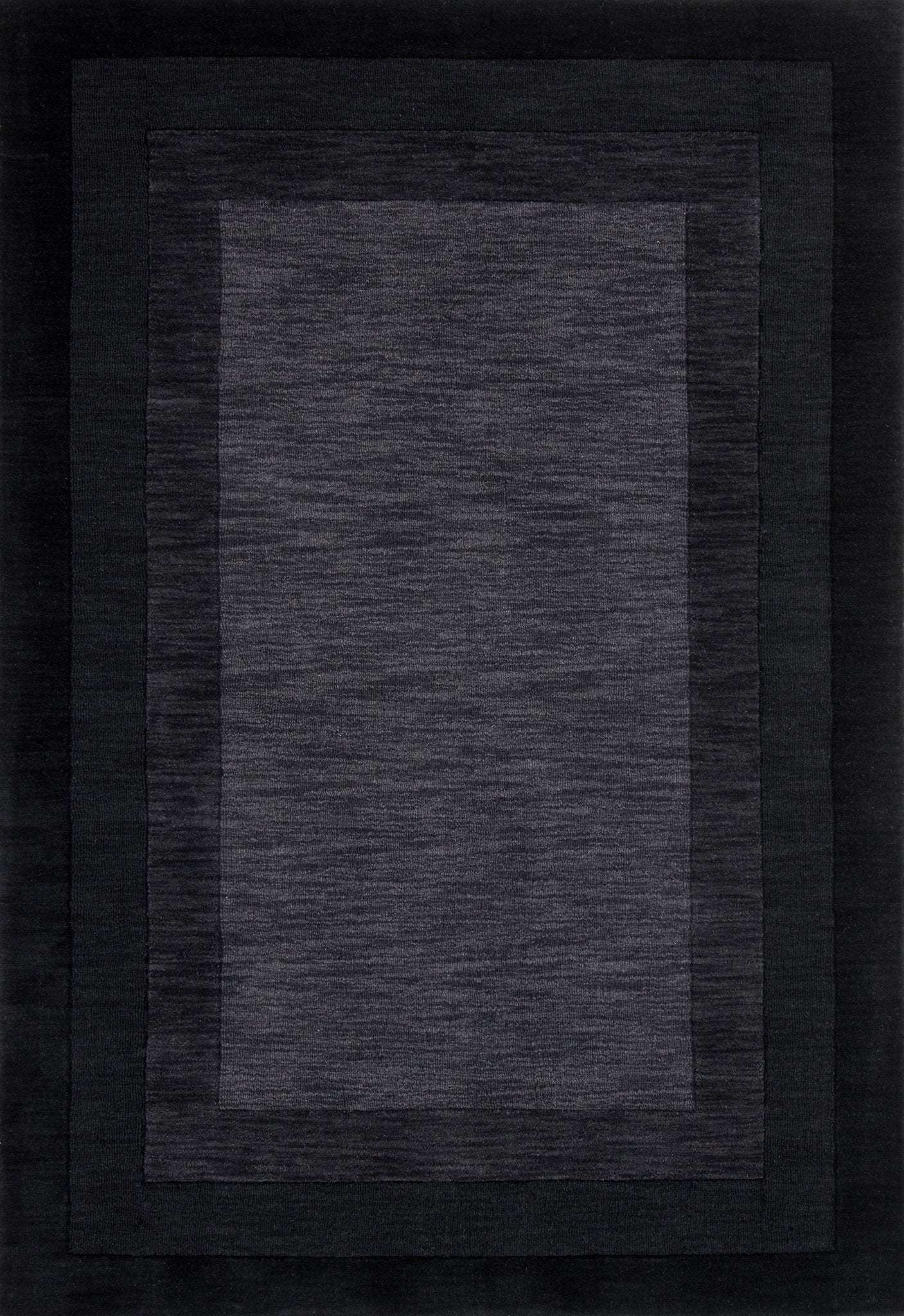 Loloi HAMILTON HM - 01 Grey Charcoal Transitional Hand Loomed Rug - Rugs - Loloi - Atlanta Designer Rugs