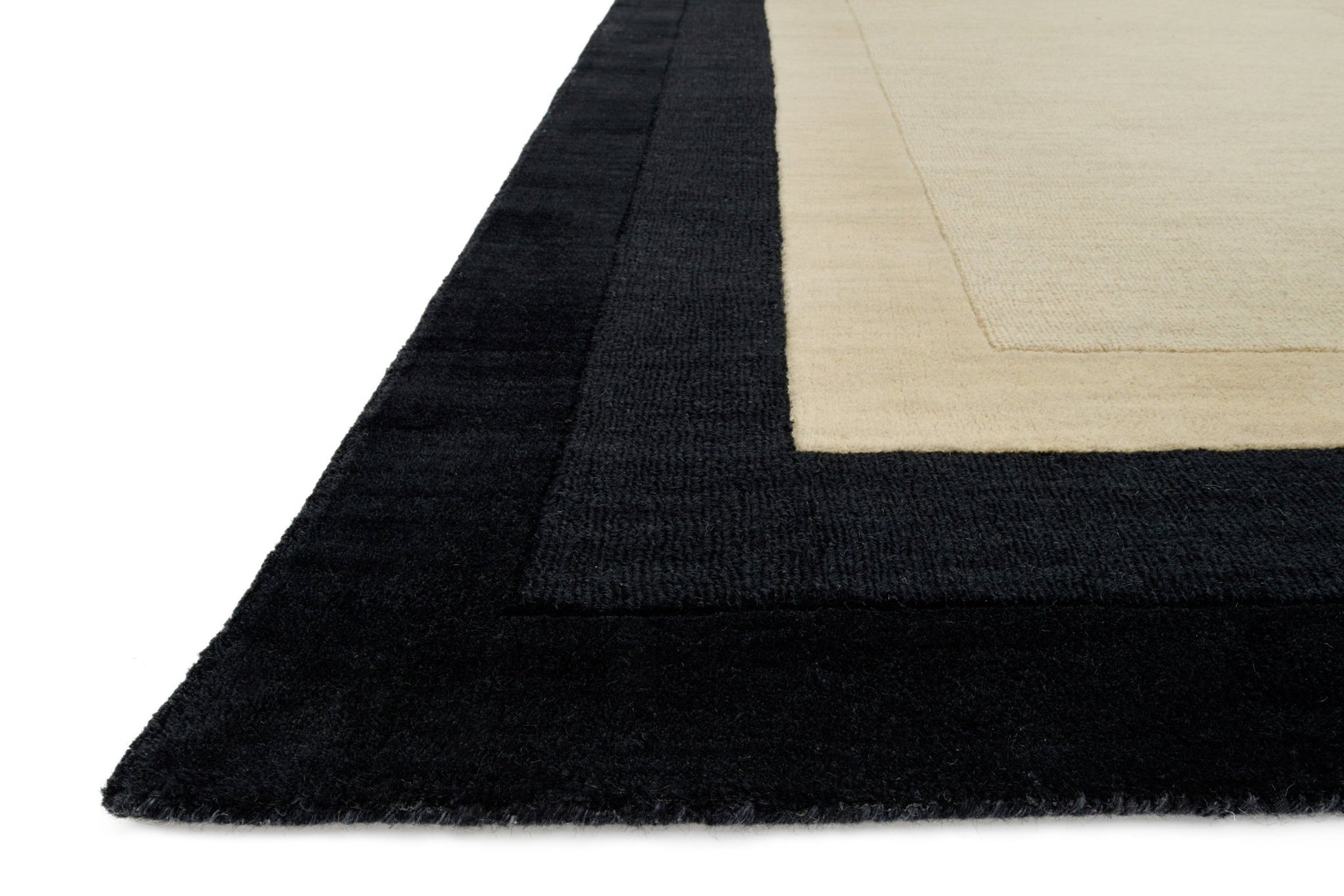 Loloi HAMILTON HM - 01 Ivory Charcoal Transitional Hand Loomed Rug - Rugs - Loloi - Atlanta Designer Rugs