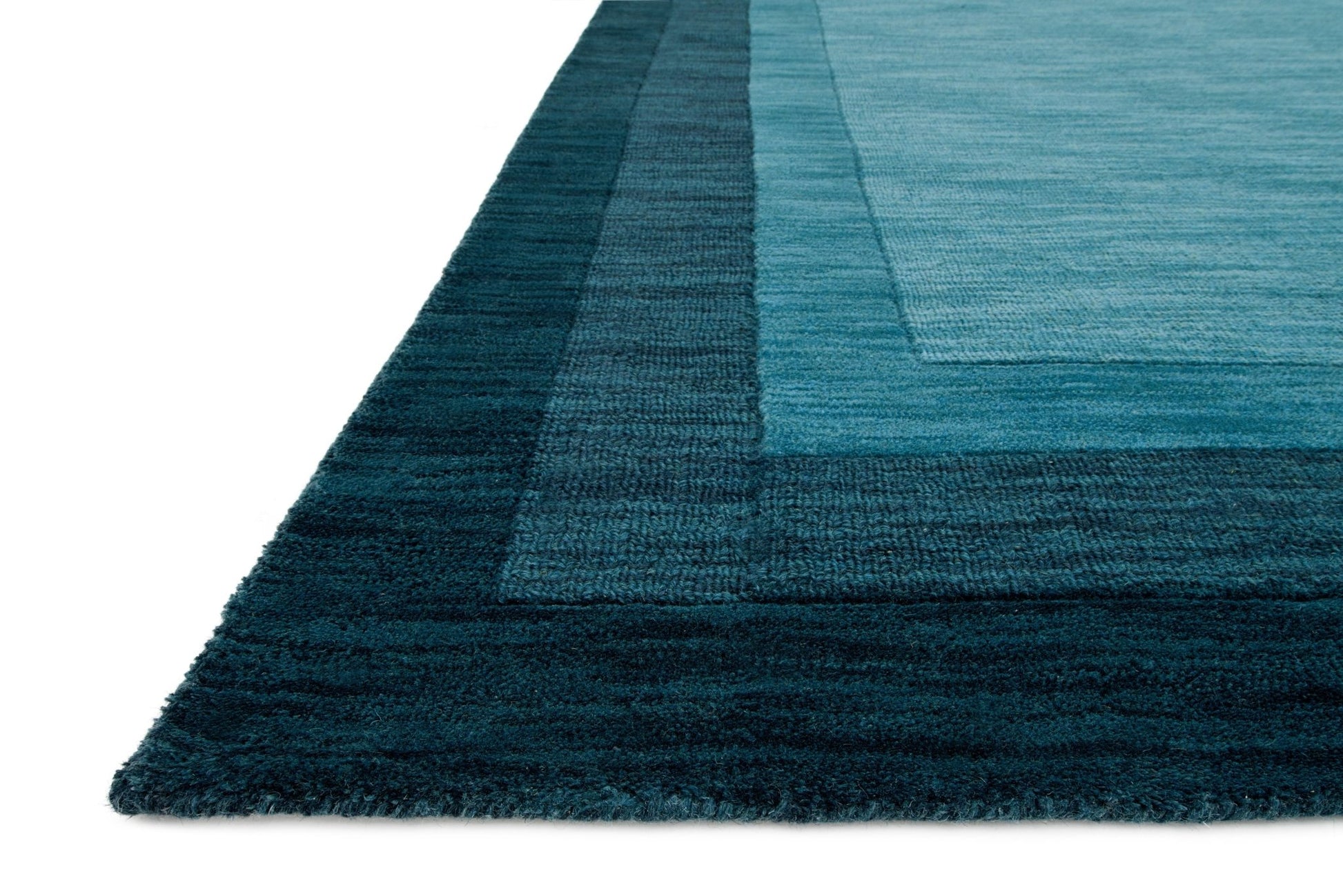 Loloi HAMILTON HM - 01 Teal Transitional Hand Loomed Rug - Rugs - Loloi - Atlanta Designer Rugs