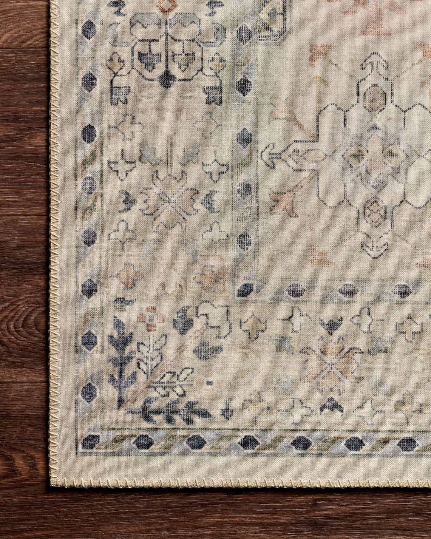 Loloi II Hathaway HTH - 04 Beige Multi Traditional Power Loomed Rug - Rugs - Loloi II - Atlanta Designer Rugs