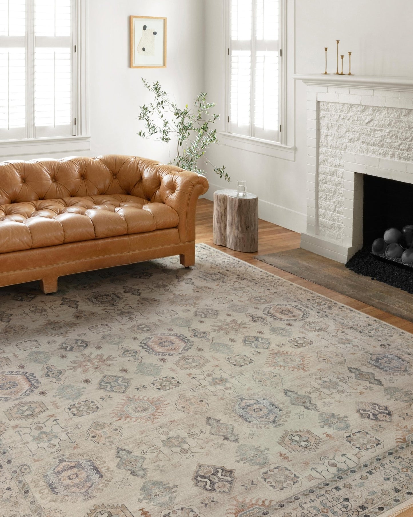 Loloi II Hathaway HTH - 04 Beige Multi Traditional Power Loomed Rug - Rugs - Loloi II - Atlanta Designer Rugs