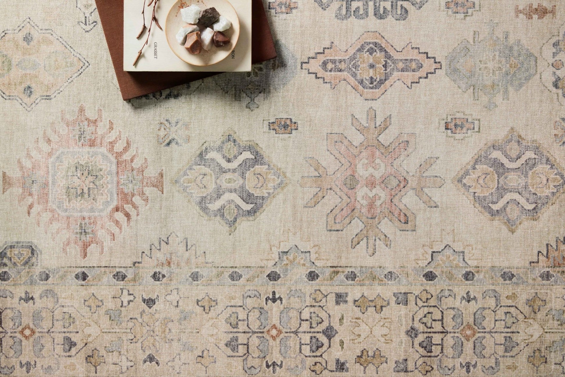 Loloi II Hathaway HTH - 04 Beige Multi Traditional Power Loomed Rug - Rugs - Loloi II - Atlanta Designer Rugs