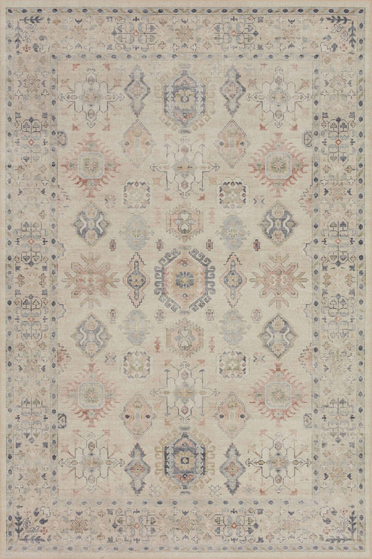 Loloi II Hathaway HTH - 04 Beige Multi Traditional Power Loomed Rug - Rugs - Loloi II - Atlanta Designer Rugs