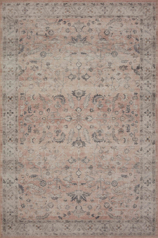 Loloi II Hathaway HTH - 06 Blush Multi Traditional Power Loomed Rug - Rugs - Loloi II - Atlanta Designer Rugs