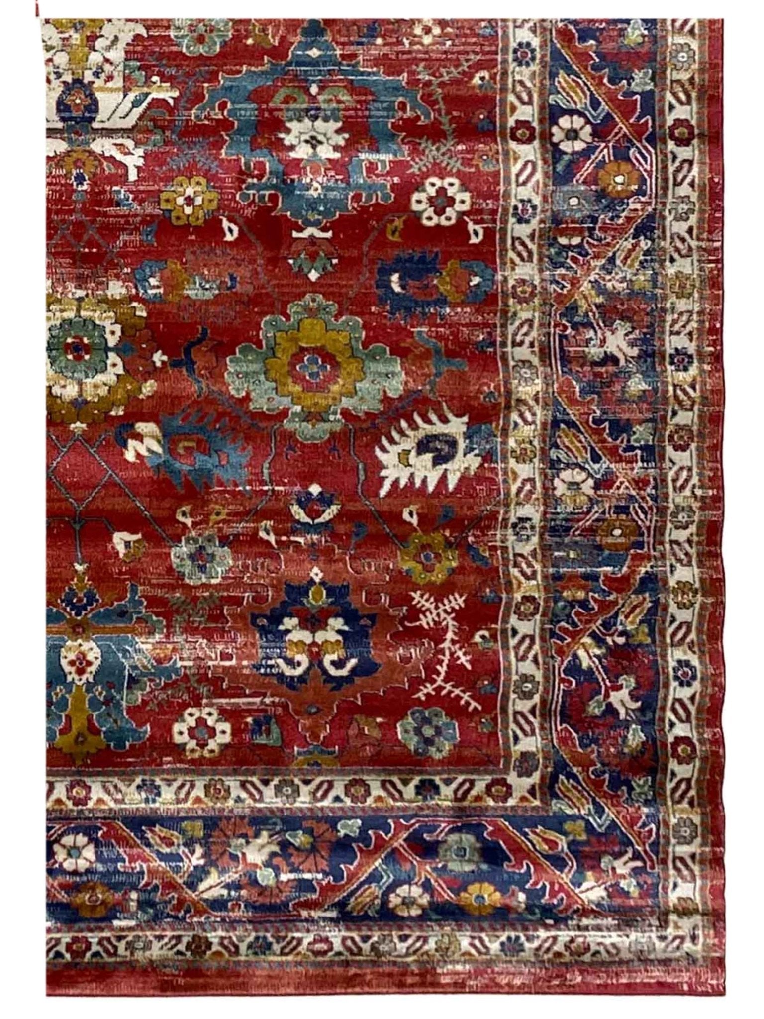 Artisan Laila Dk.Rose Dk.Blue Traditional Machinemade Rug - Rugs - Artisan - Atlanta Designer Rugs