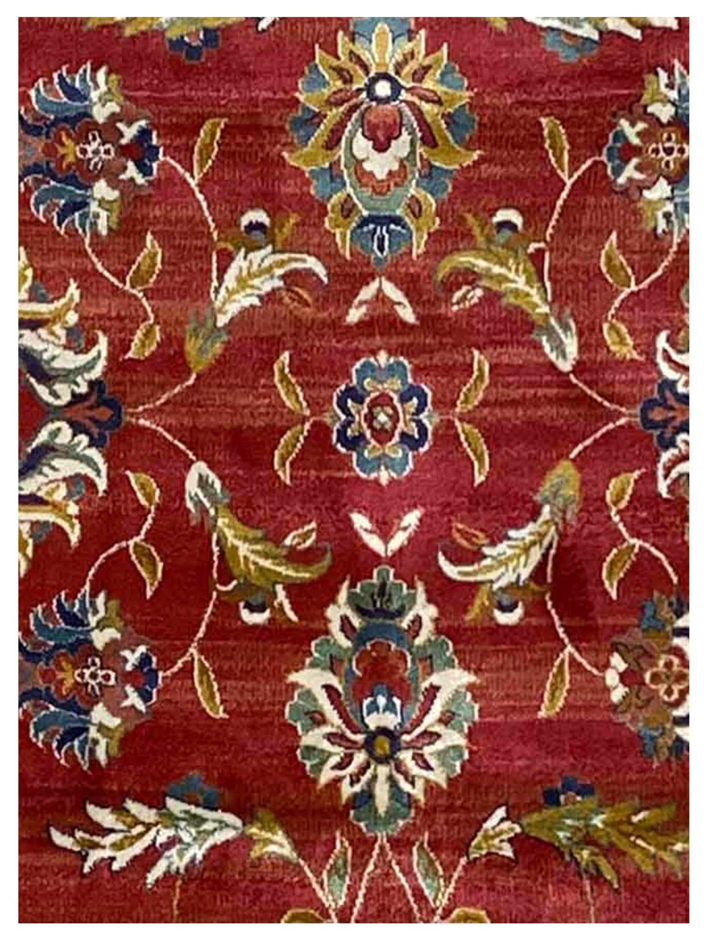 Artisan Laila Dk.Rose Dk.Blue Traditional Machinemade Rug - Rugs - Artisan - Atlanta Designer Rugs