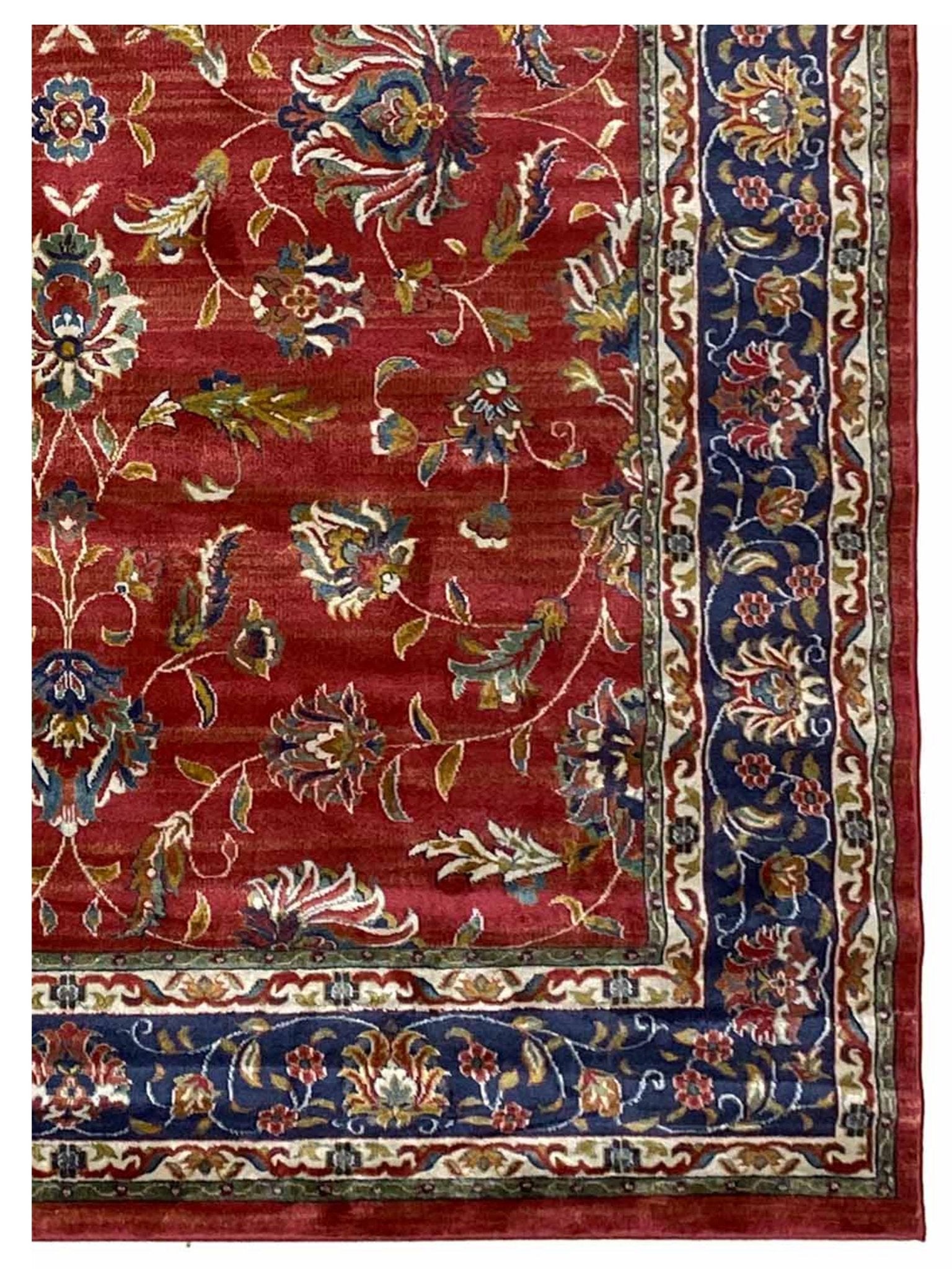 Artisan Laila Dk.Rose Dk.Blue Traditional Machinemade Rug - Rugs - Artisan - Atlanta Designer Rugs