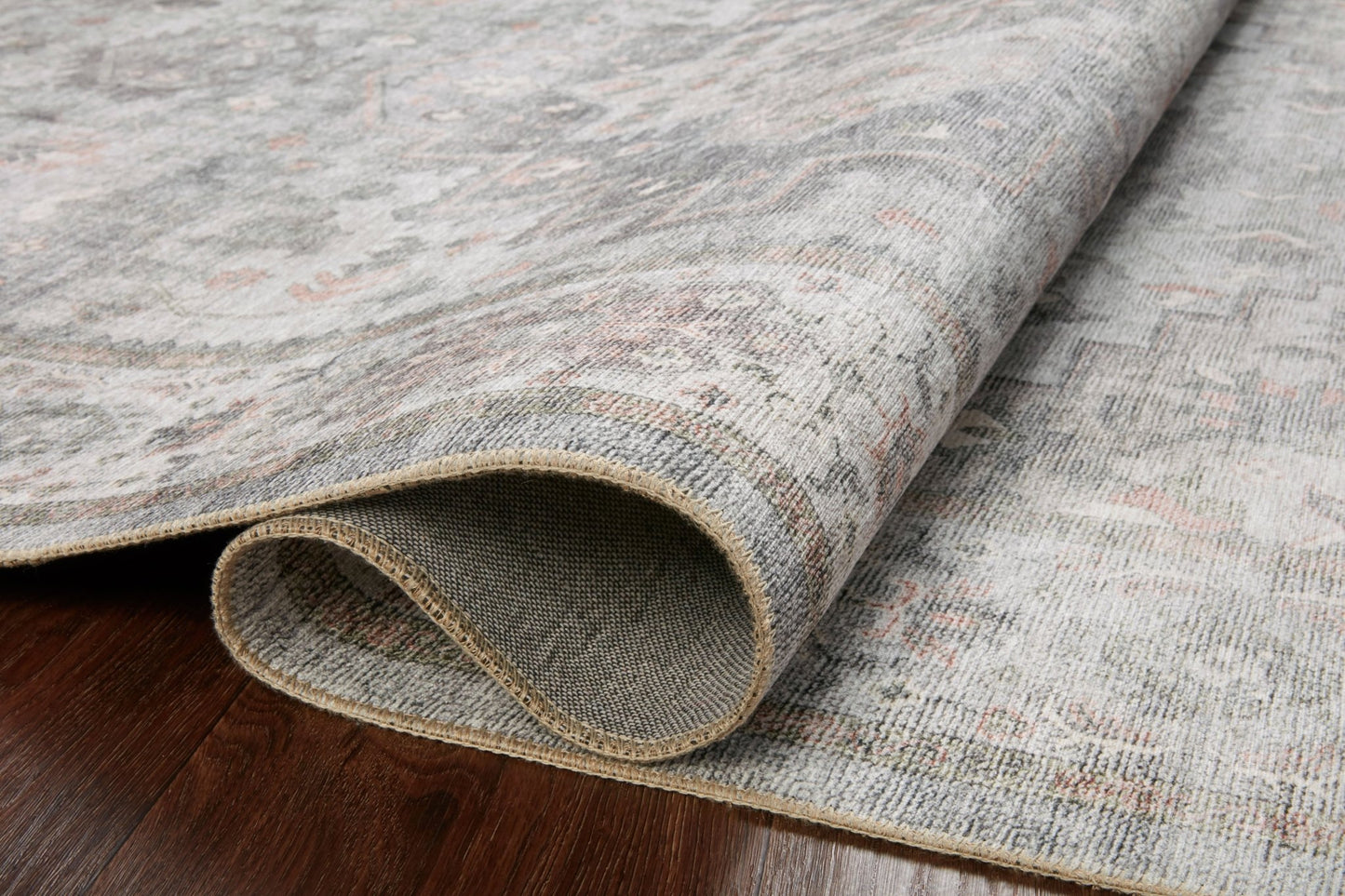 Loloi II Heidi HEI - 02 Dove Blush Traditional Power Loomed Rug - Rugs - Loloi II - Atlanta Designer Rugs