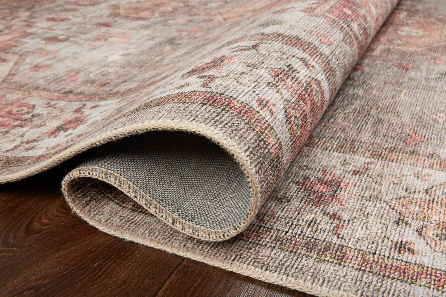 Loloi II Heidi HEI - 02 Dove Spice Traditional Power Loomed Rug - Rugs - Loloi II - Atlanta Designer Rugs