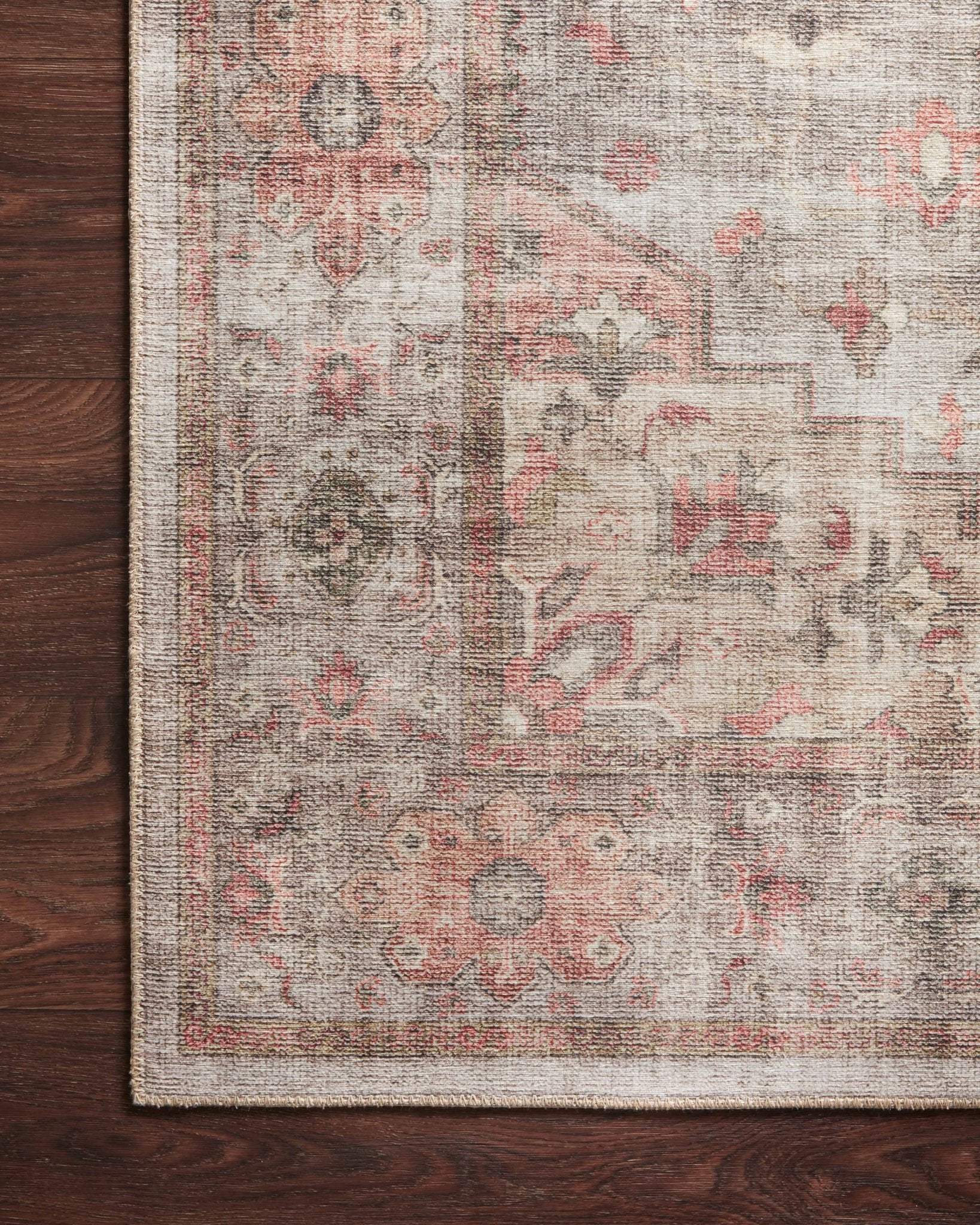 Loloi II Heidi HEI - 02 Dove Spice Traditional Power Loomed Rug - Rugs - Loloi II - Atlanta Designer Rugs