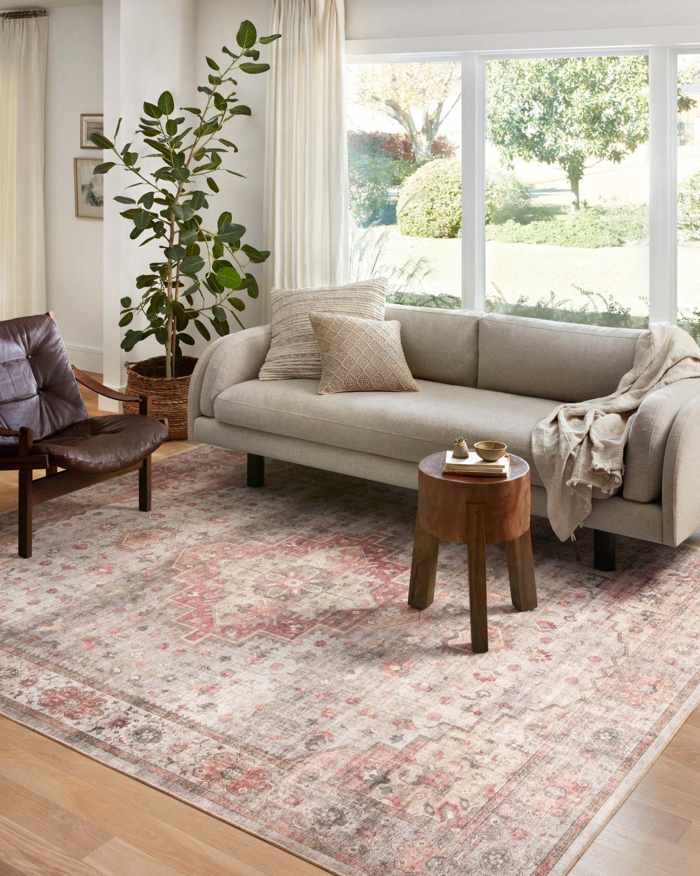 Loloi II Heidi HEI - 02 Dove Spice Traditional Power Loomed Rug - Rugs - Loloi II - Atlanta Designer Rugs