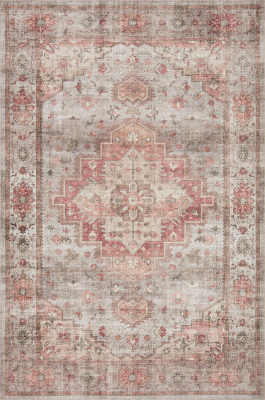 Loloi II Heidi HEI - 02 Dove Spice Traditional Power Loomed Rug - Rugs - Loloi II - Atlanta Designer Rugs