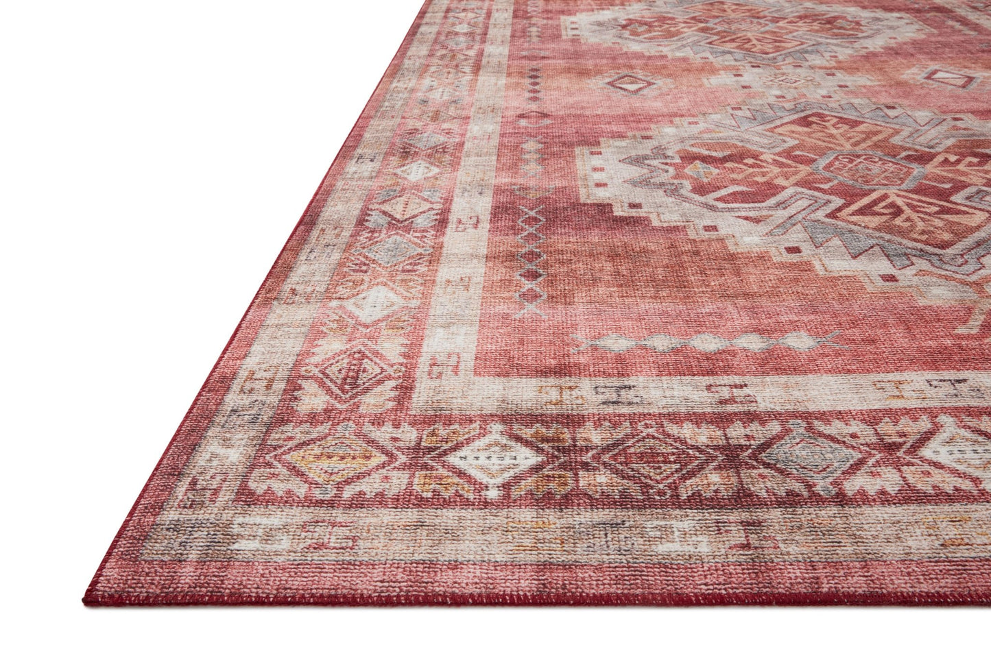 Loloi II Heidi HEI - 03 Sunset Natural Traditional Power Loomed Rug - Rugs - Loloi II - Atlanta Designer Rugs