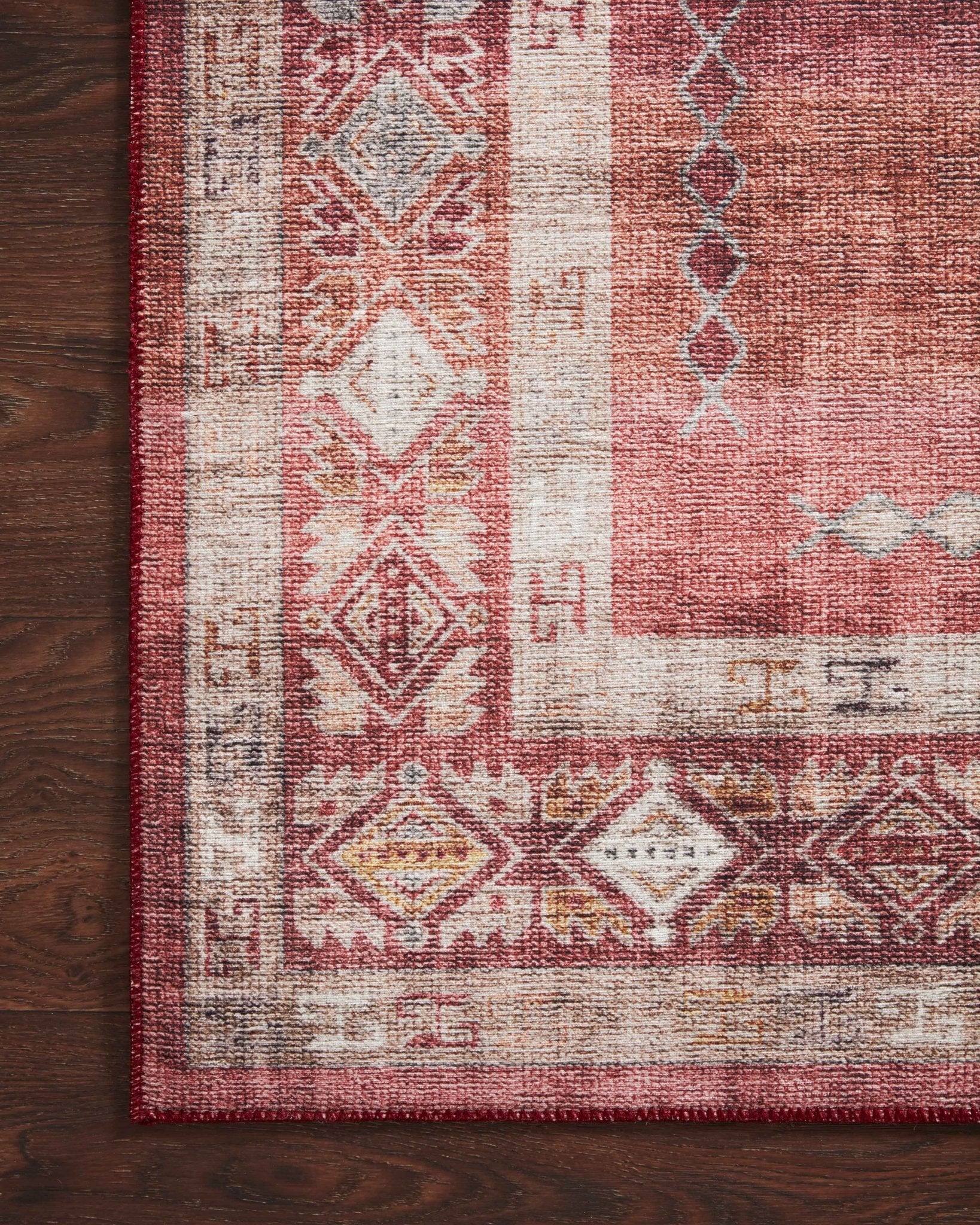 Loloi II Heidi HEI - 03 Sunset Natural Traditional Power Loomed Rug - Rugs - Loloi II - Atlanta Designer Rugs