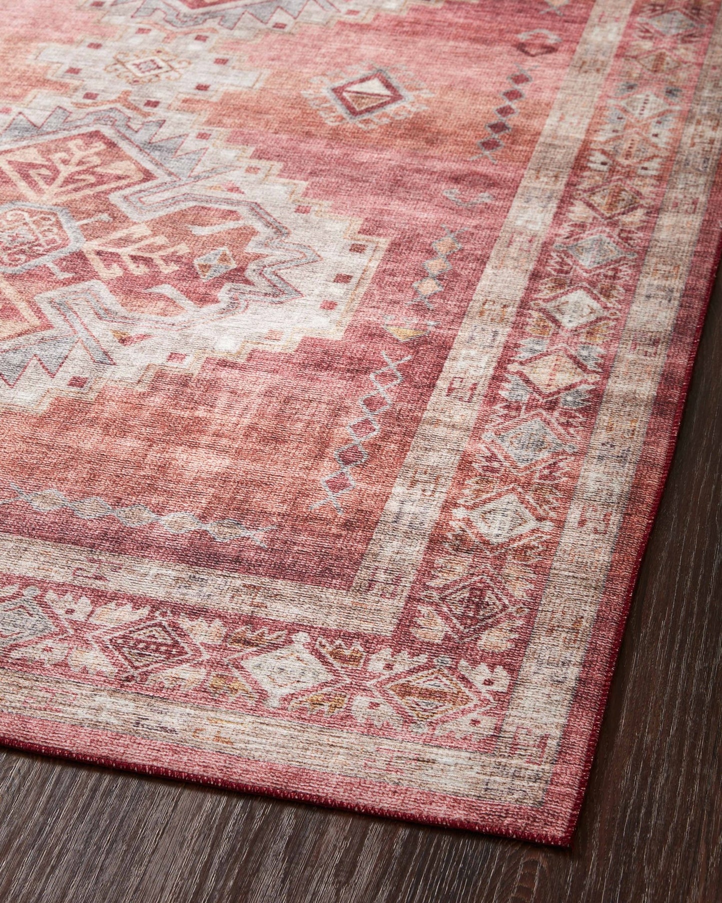 Loloi II Heidi HEI - 03 Sunset Natural Traditional Power Loomed Rug - Rugs - Loloi II - Atlanta Designer Rugs