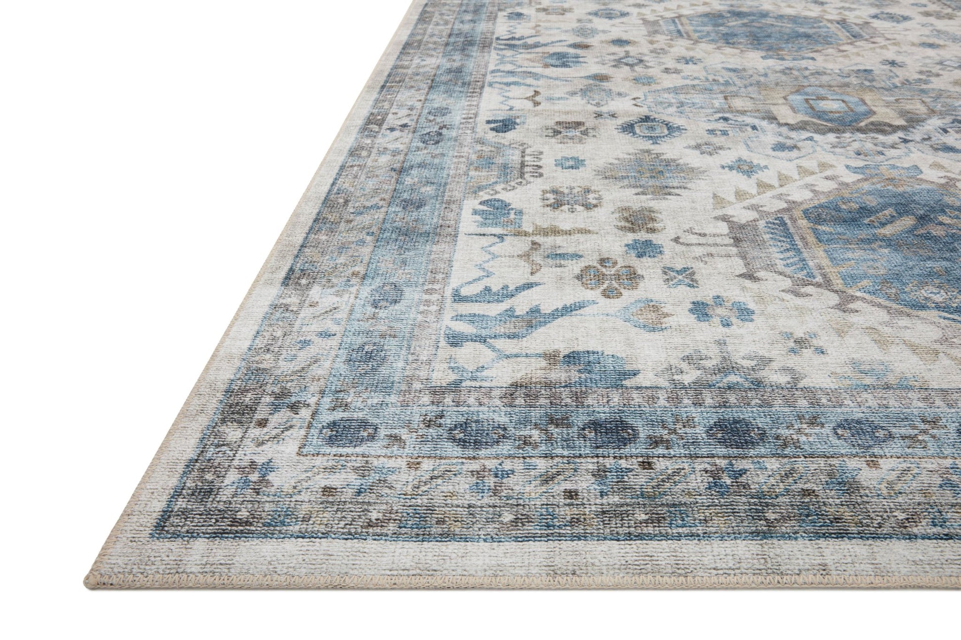 Loloi II Heidi HEI - 04 Ivory Ocean Traditional Power Loomed Rug - Rugs - Loloi II - Atlanta Designer Rugs