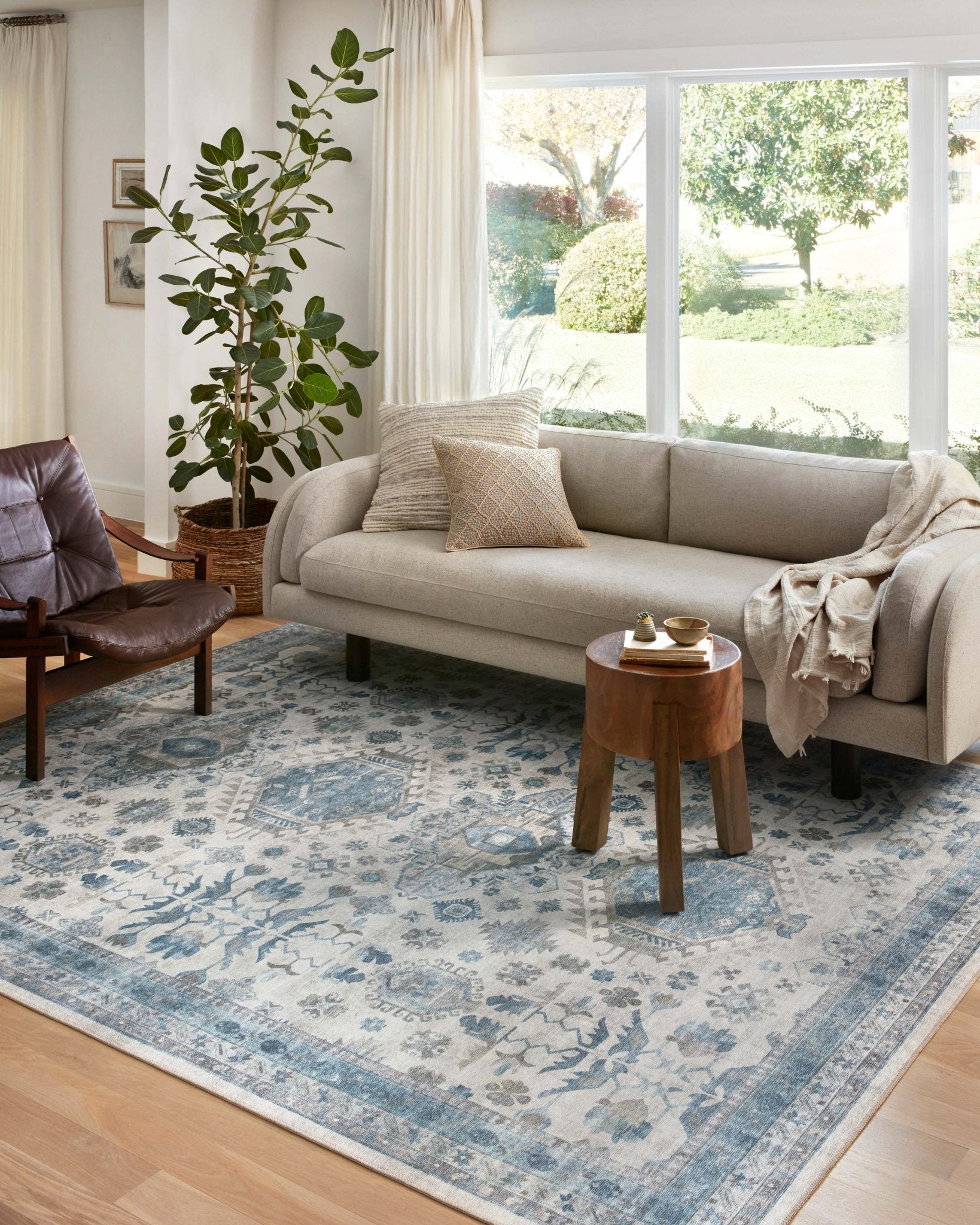 Loloi II Heidi HEI - 04 Ivory Ocean Traditional Power Loomed Rug - Rugs - Loloi II - Atlanta Designer Rugs