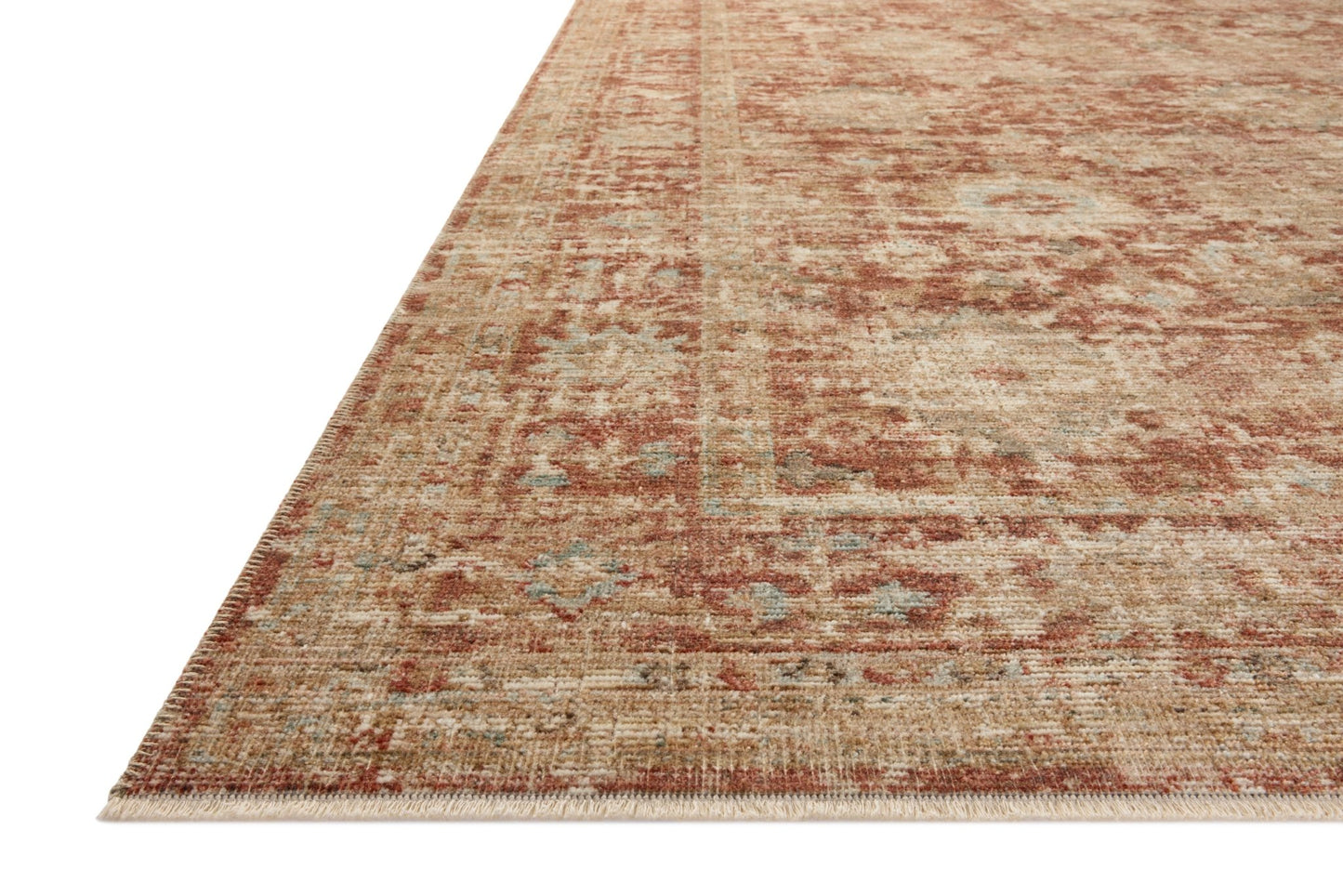 Loloi Heritage HER - 03 Brick Multi Traditional Power Loomed Rug - Rugs - Loloi - Atlanta Designer Rugs