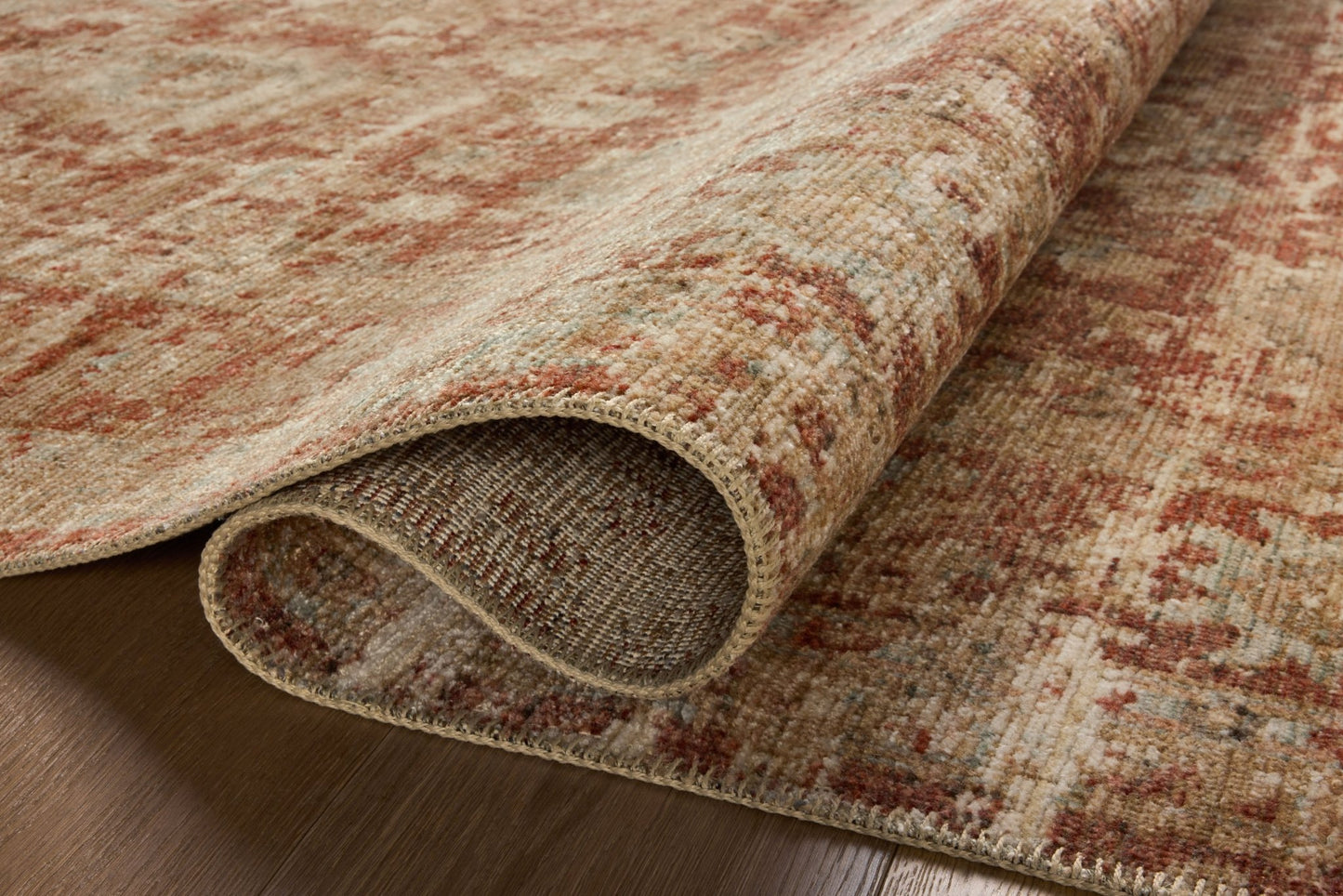 Loloi Heritage HER - 03 Brick Multi Traditional Power Loomed Rug - Rugs - Loloi - Atlanta Designer Rugs