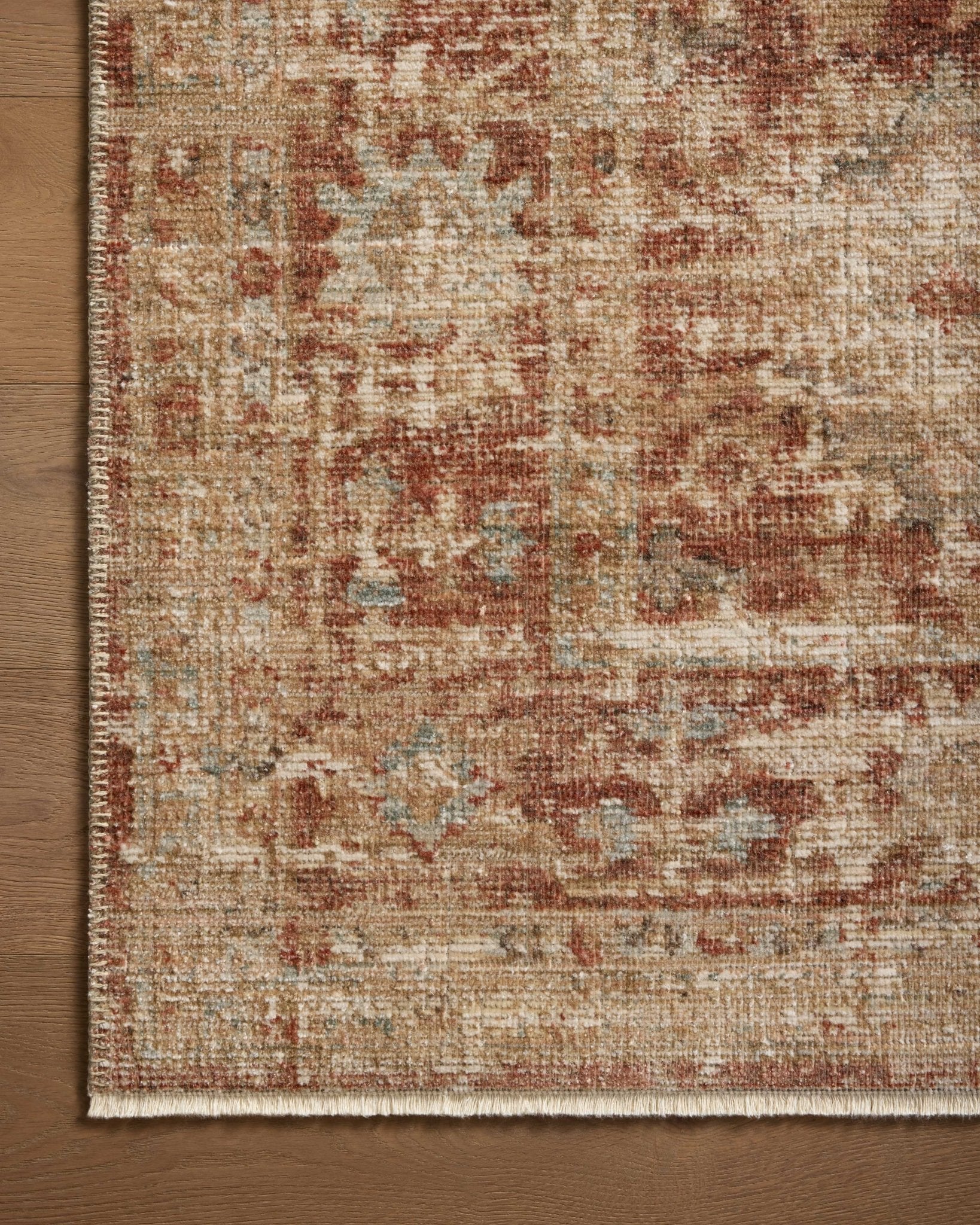 Loloi Heritage HER - 03 Brick Multi Traditional Power Loomed Rug - Rugs - Loloi - Atlanta Designer Rugs