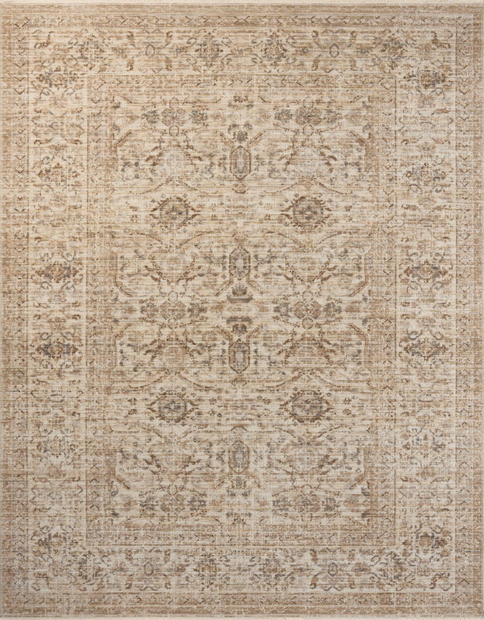 Loloi Heritage HER - 04 Ivory Natural Traditional Power Loomed Rug - Rugs - Loloi - Atlanta Designer Rugs