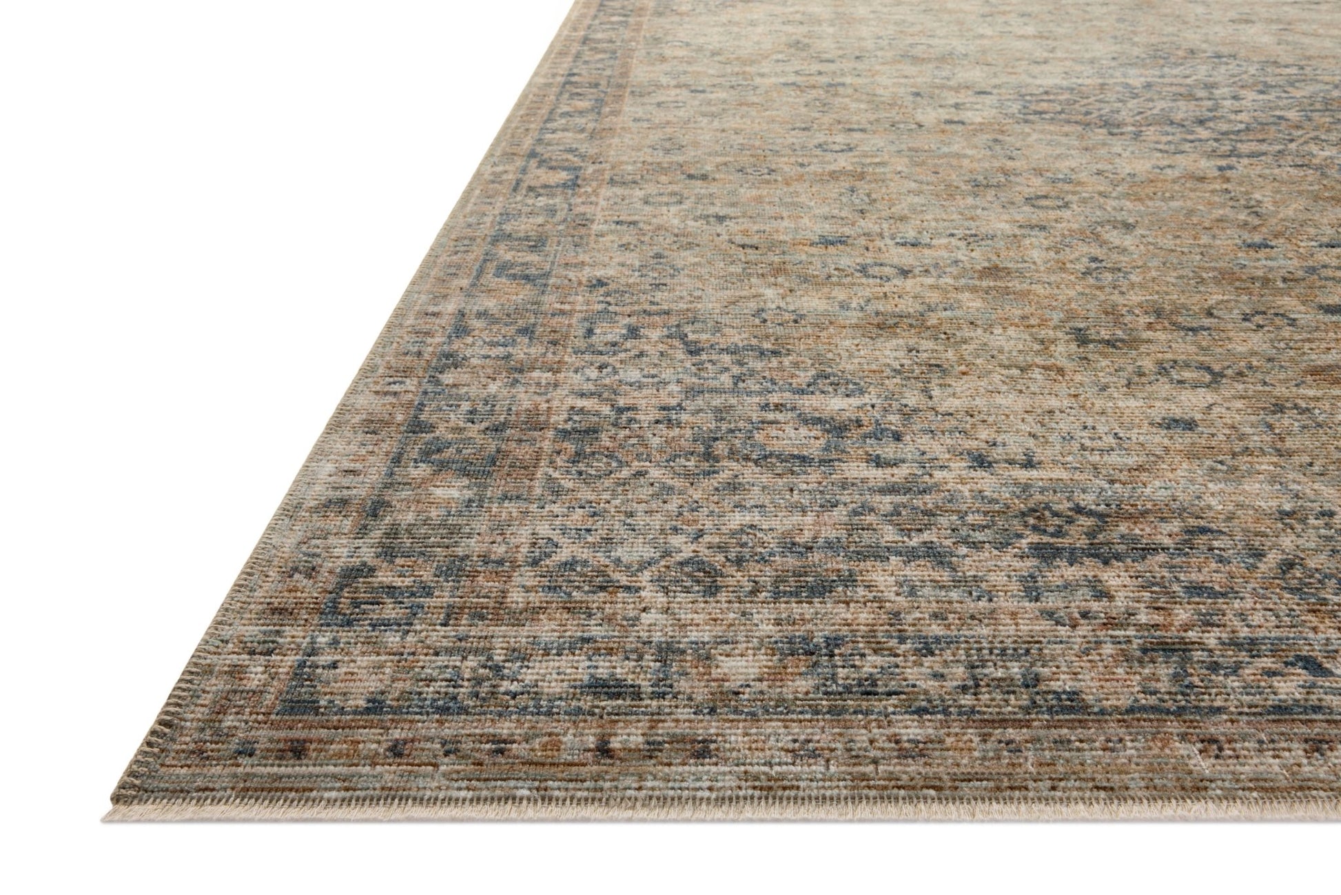 Loloi Heritage HER - 08 Sage Navy Traditional Power Loomed Rug - Rugs - Loloi - Atlanta Designer Rugs