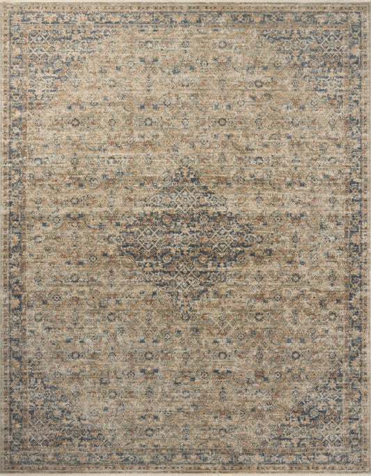 Loloi Heritage HER - 08 Sage Navy Traditional Power Loomed Rug - Rugs - Loloi - Atlanta Designer Rugs