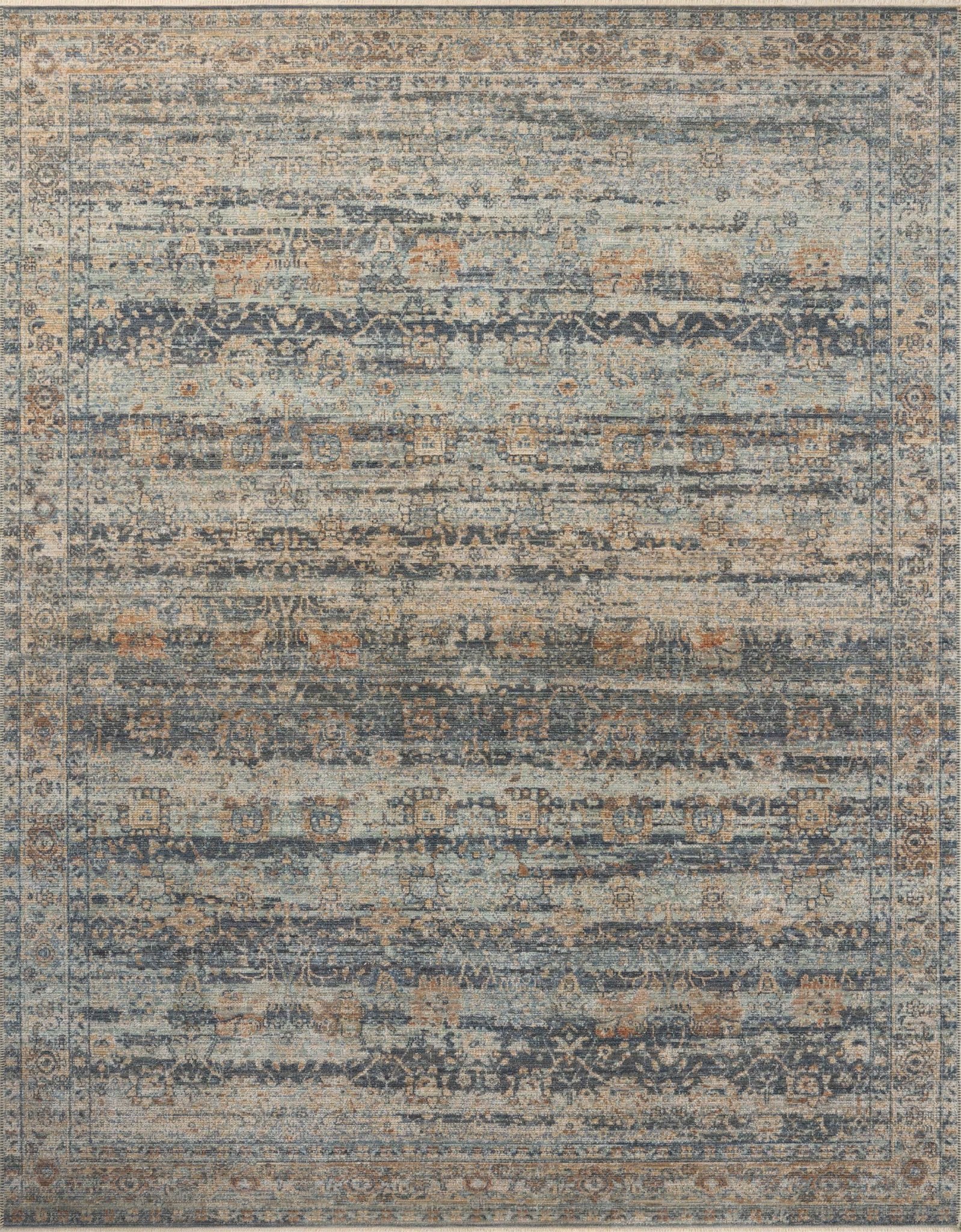 Loloi Heritage HER - 09 Sky Sunset Traditional Power Loomed Rug - Rugs - Loloi - Atlanta Designer Rugs