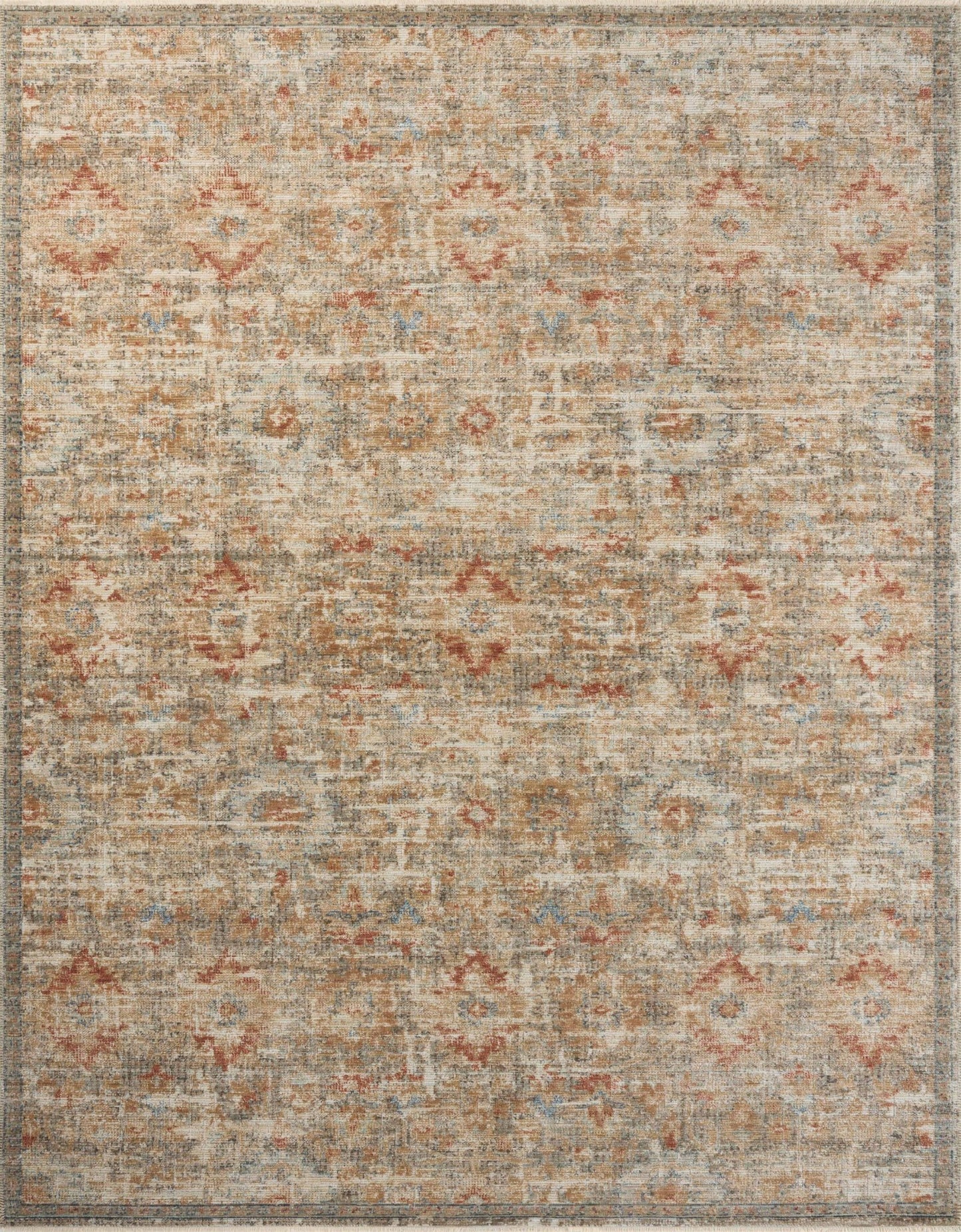 Loloi Heritage HER - 10 Grey Sunset Traditional Power Loomed Rug - Rugs - Loloi - Atlanta Designer Rugs