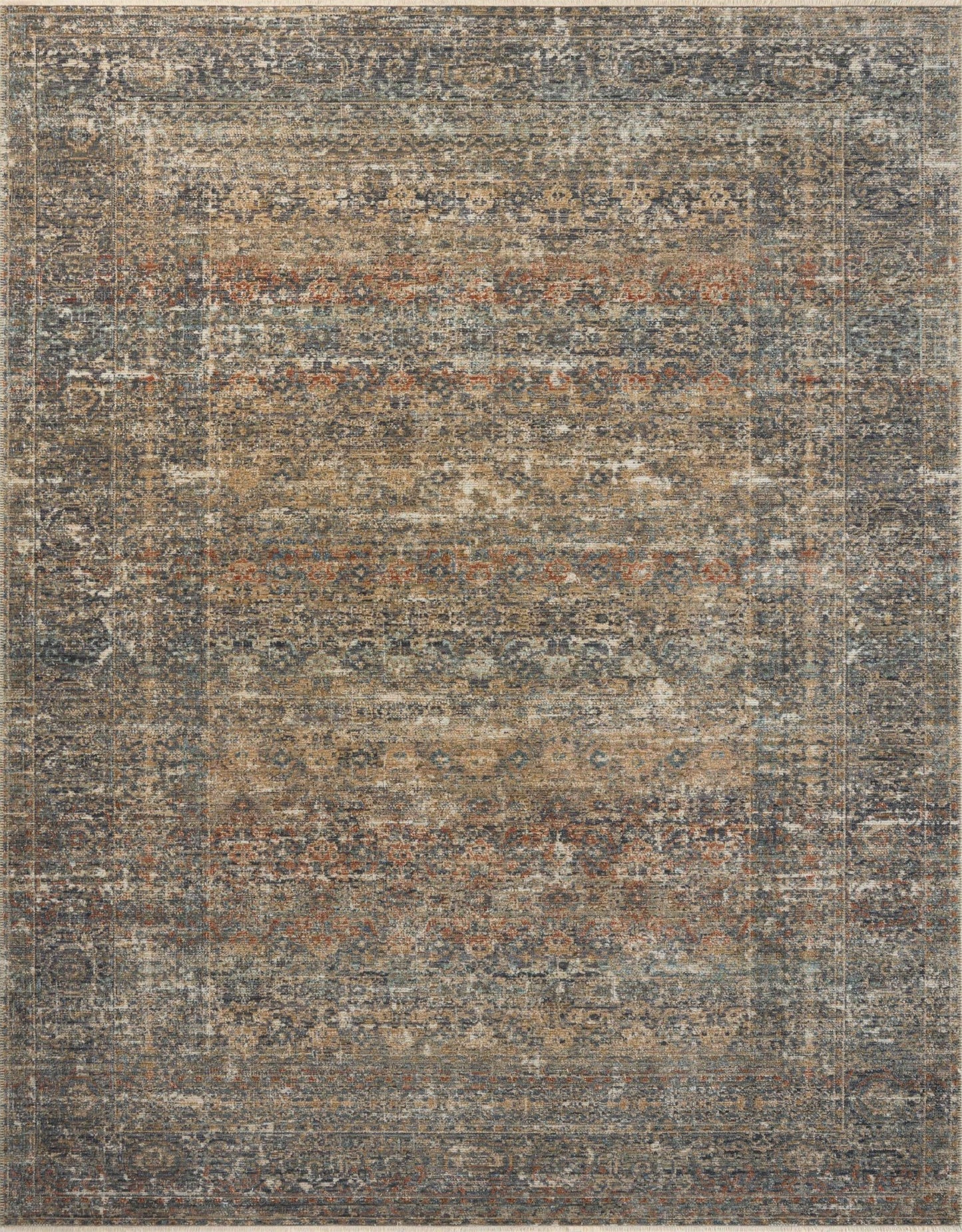 Loloi Heritage HER - 11 Midnight Multi Traditional Power Loomed Rug - Rugs - Loloi - Atlanta Designer Rugs