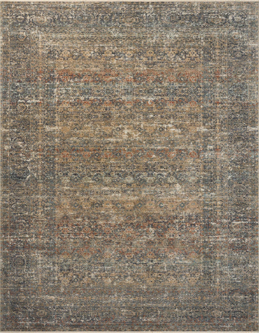 Loloi Heritage HER - 11 Midnight Multi Traditional Power Loomed Rug - Rugs - Loloi - Atlanta Designer Rugs