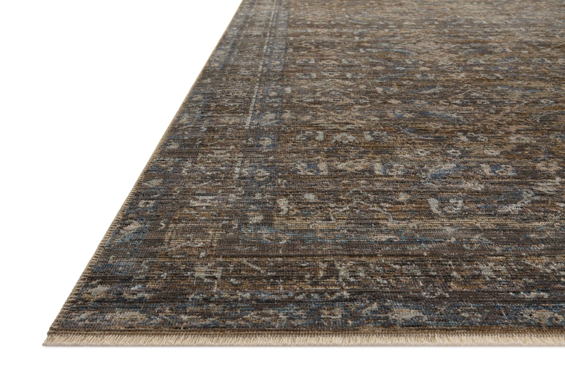 Loloi Heritage HER - 14 Lagoon Tobacco Traditional Power Loomed Rug - Rugs - Loloi - Atlanta Designer Rugs