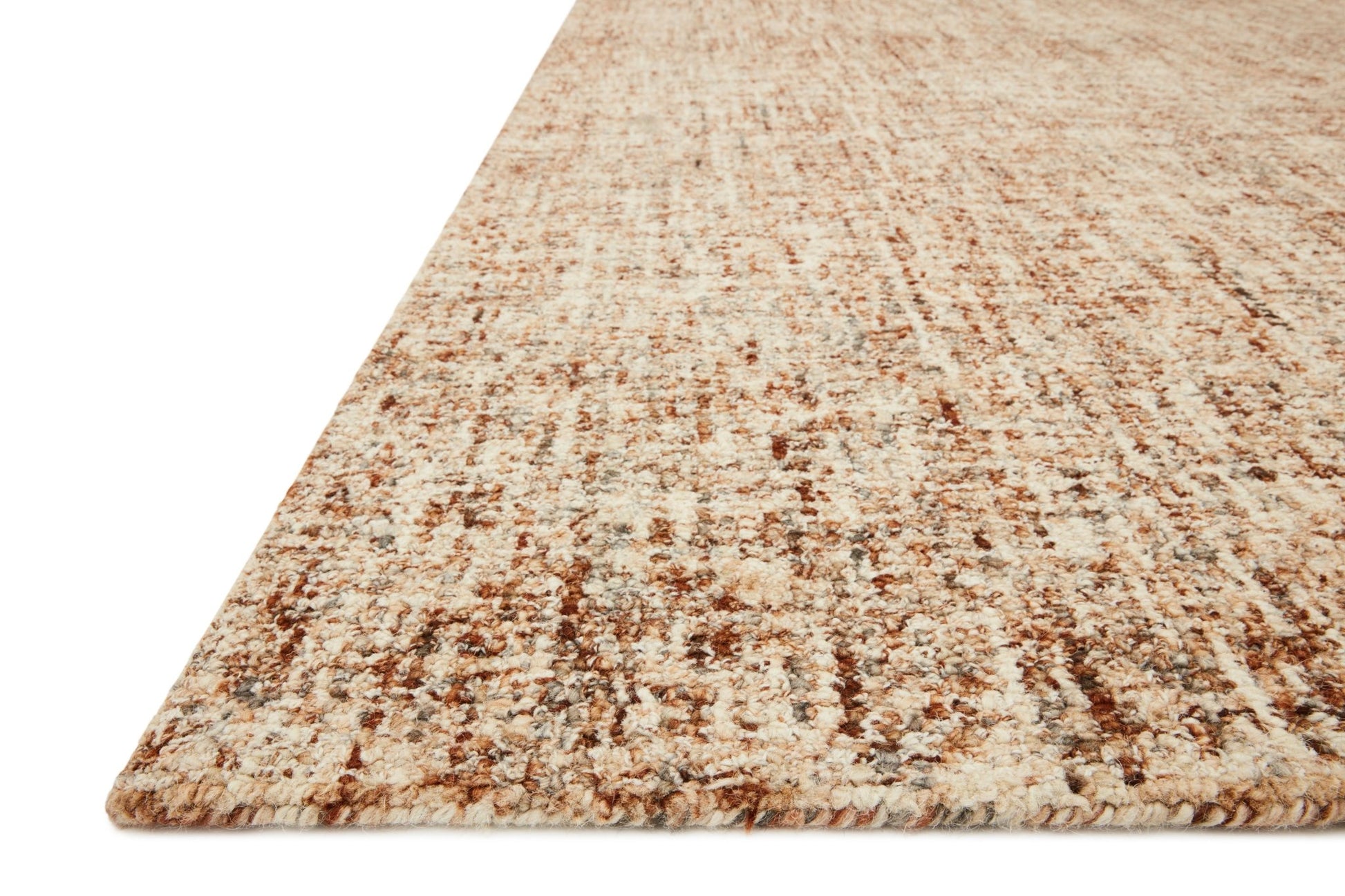 Loloi HARLOW HLO - 01 Rust Charcoal Contemporary Hand Tufted Rug - Rugs - Loloi - Atlanta Designer Rugs