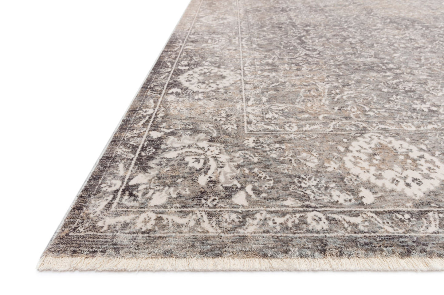 Loloi HOMAGE HOM - 03 Stone Ivory Transitional Power Loomed Rug - Rugs - Loloi - Atlanta Designer Rugs