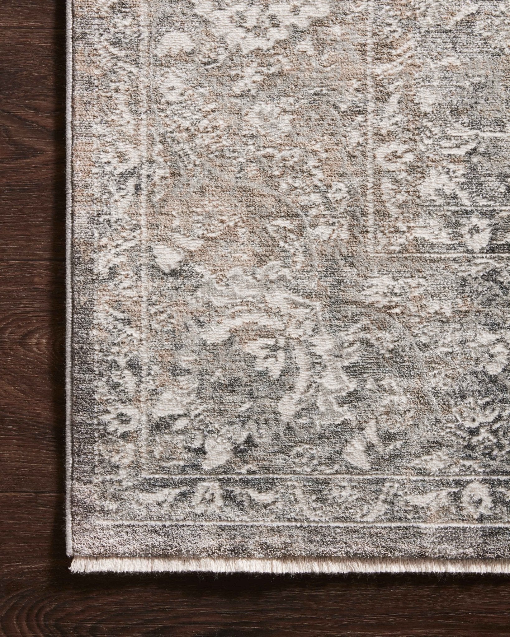 Loloi HOMAGE HOM - 03 Stone Ivory Transitional Power Loomed Rug - Rugs - Loloi - Atlanta Designer Rugs