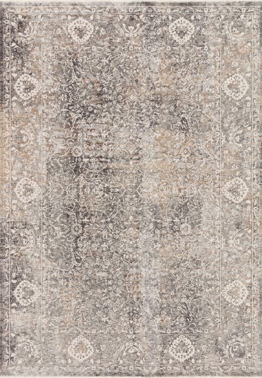 Loloi HOMAGE HOM - 03 Stone Ivory Transitional Power Loomed Rug - Rugs - Loloi - Atlanta Designer Rugs