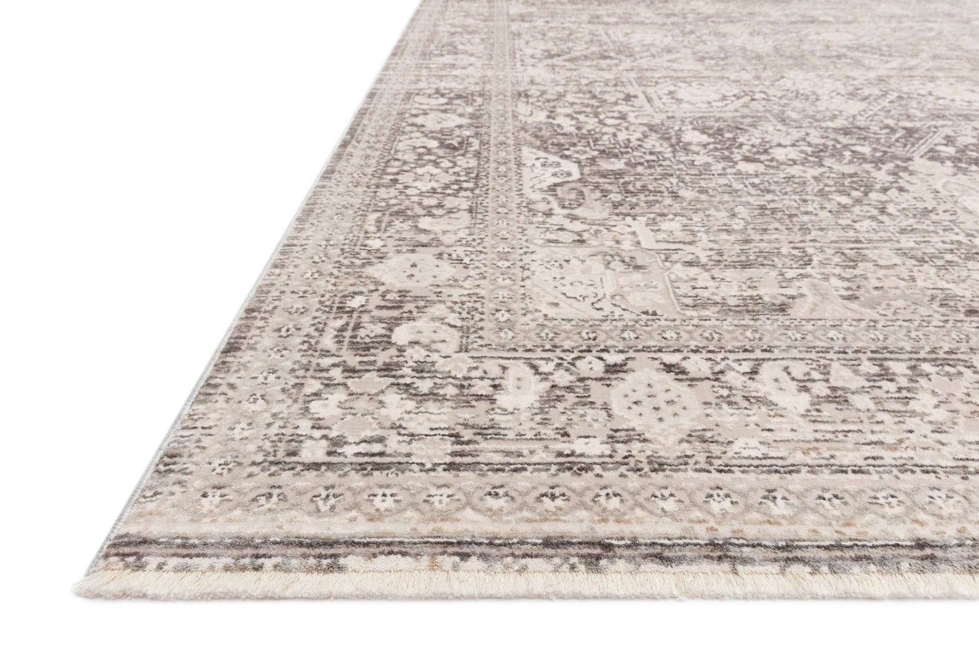 Loloi HOMAGE HOM - 04 Ivory Grey Transitional Power Loomed Rug - Rugs - Loloi - Atlanta Designer Rugs