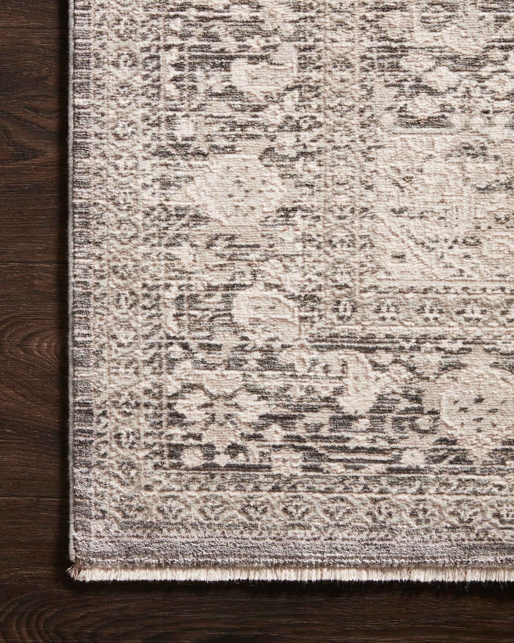 Loloi HOMAGE HOM - 04 Ivory Grey Transitional Power Loomed Rug - Rugs - Loloi - Atlanta Designer Rugs