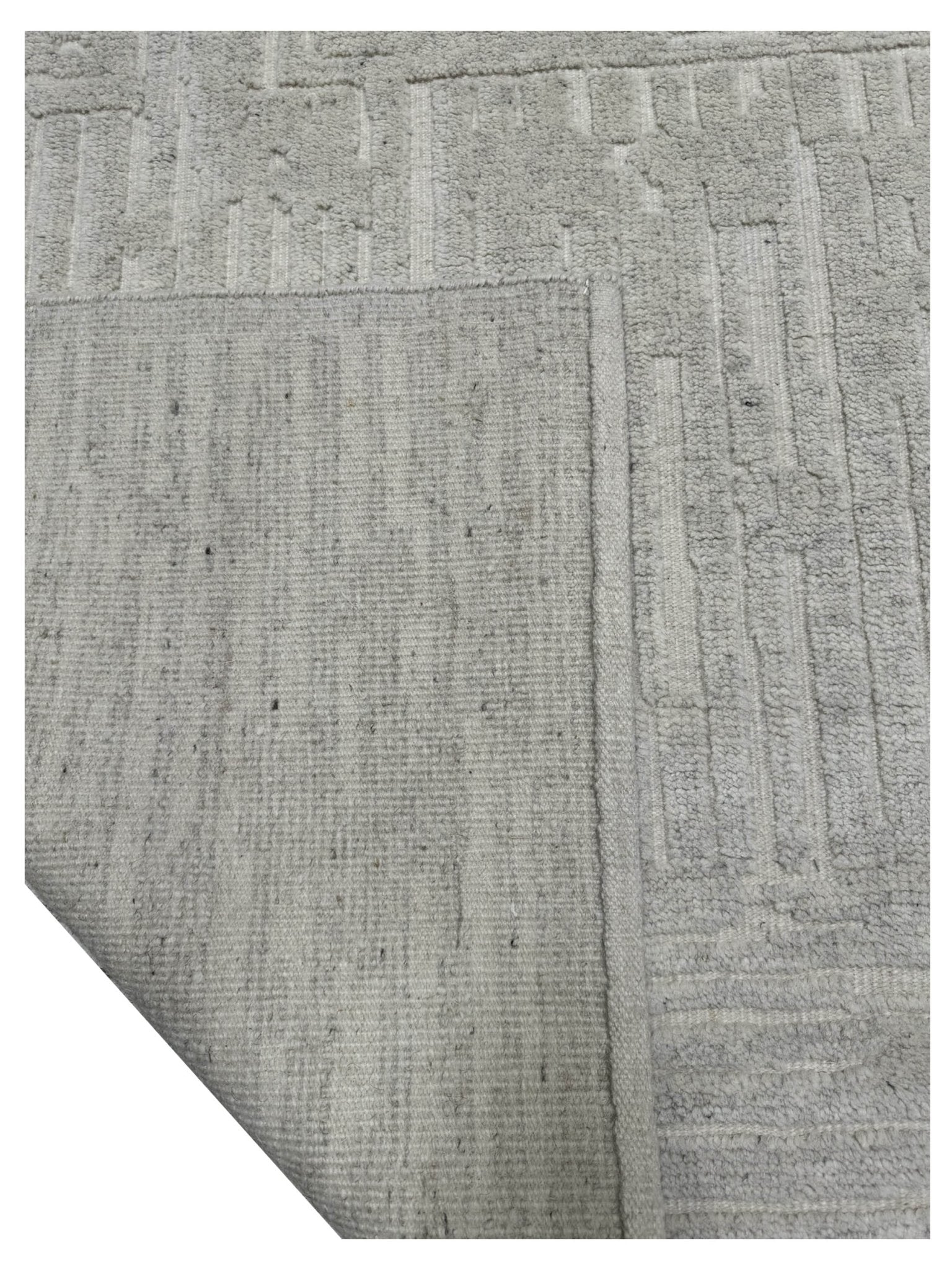 Artisan Harmony Natural White White Contemporary Knotted Rug - Rugs - Artisan - Atlanta Designer Rugs