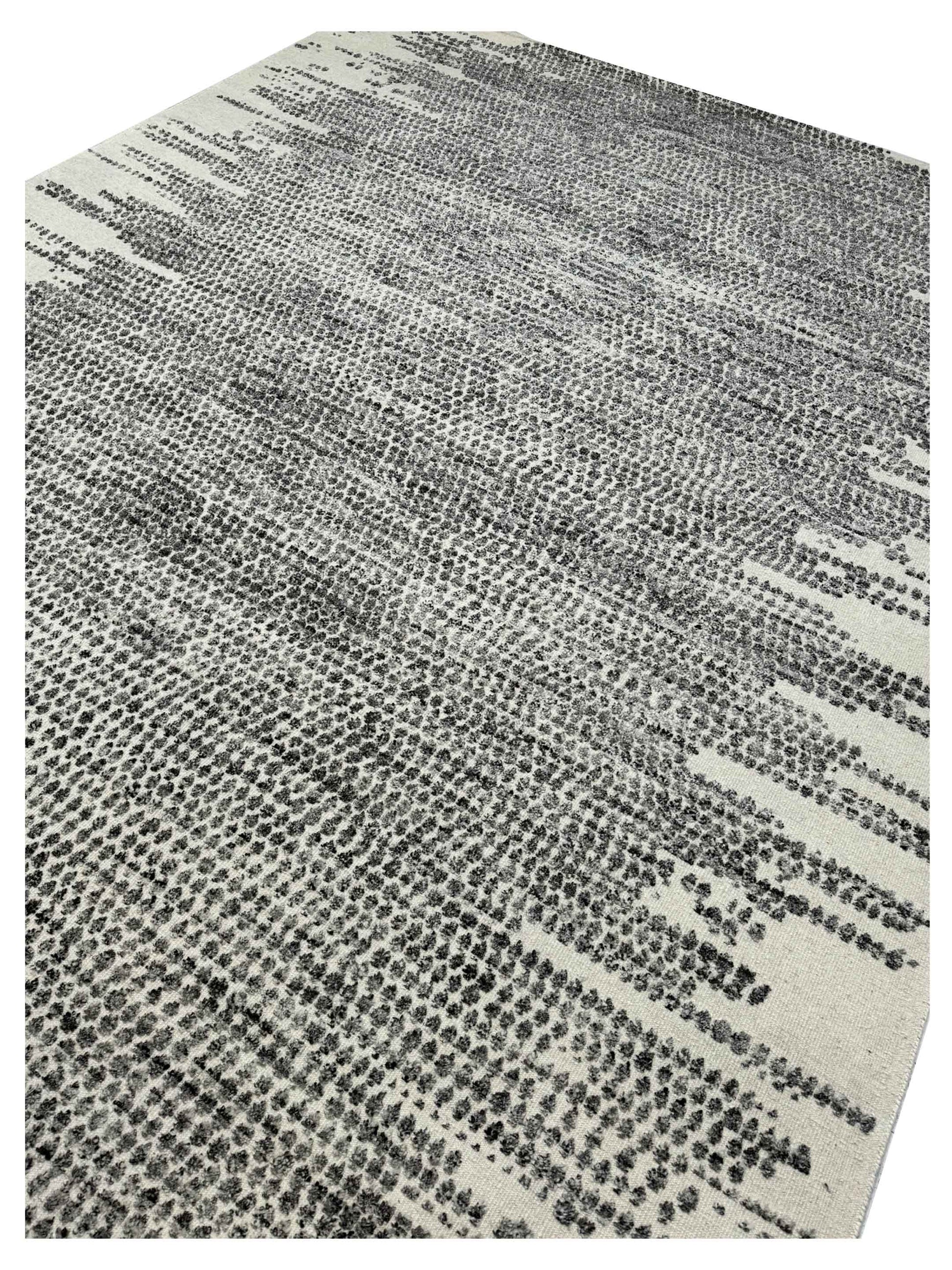 Artisan Harmony Dark Grey White Transitional Knotted Rug - Rugs - Artisan - Atlanta Designer Rugs